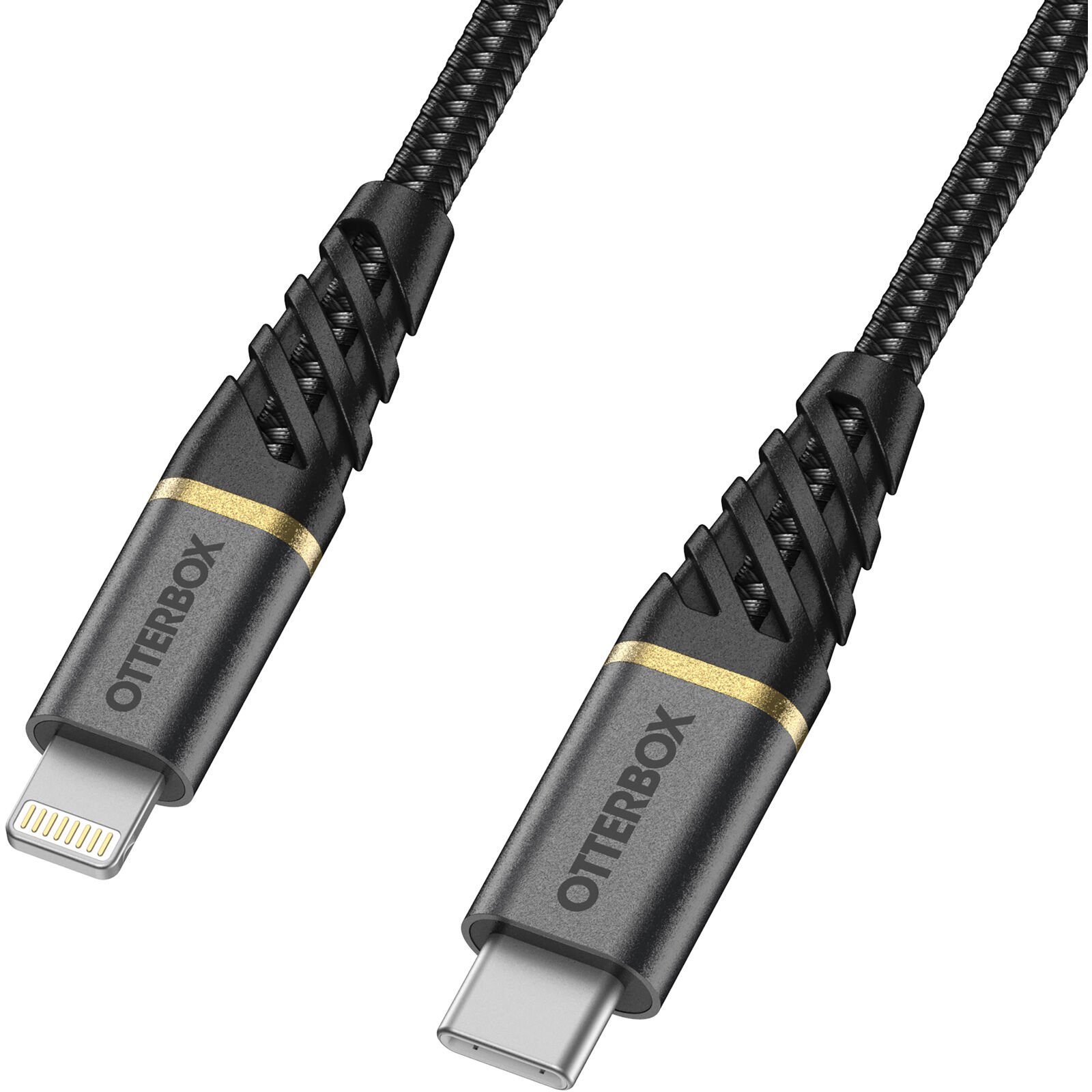 USB-C vers Lightning Câble 2 mètres Premium Fast Charge, noir