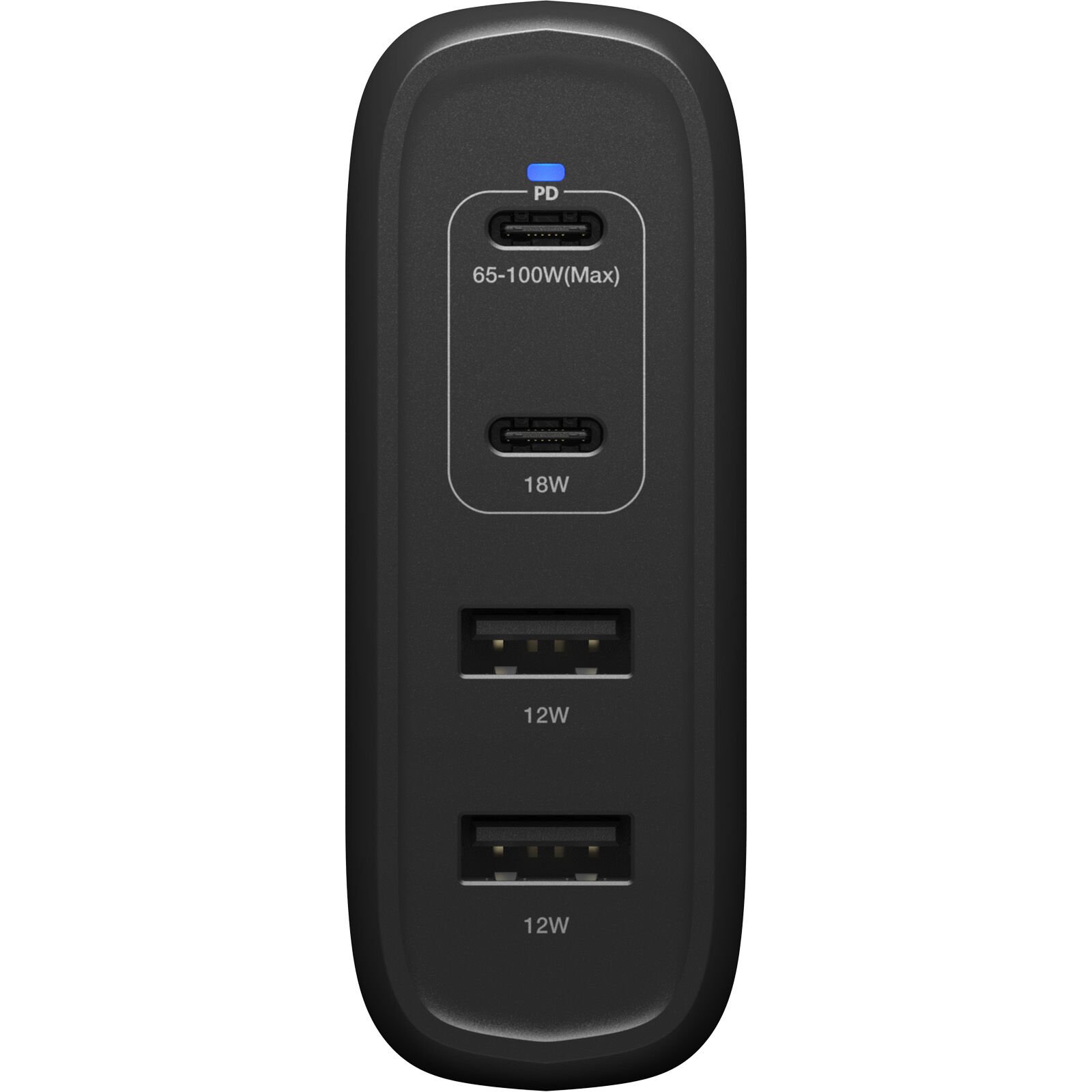 Chargeur Mural USB-C Four Port 100W, Black
