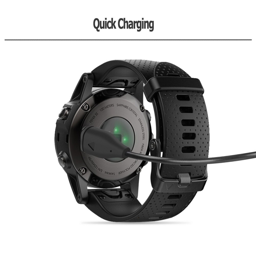 Câble de chargement 1m pour Garmin Approach S62, Noir