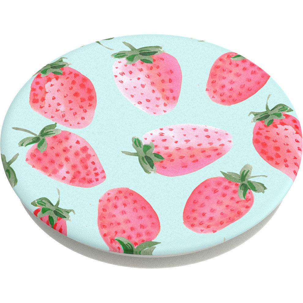 PopGrip Support et Grip pour Smartphone, Strawberry Rain