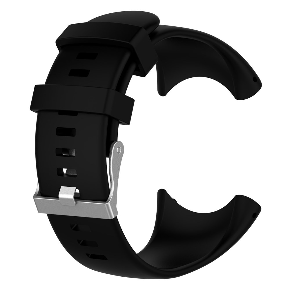 Bracelet en silicone pour Suunto Core, Noir