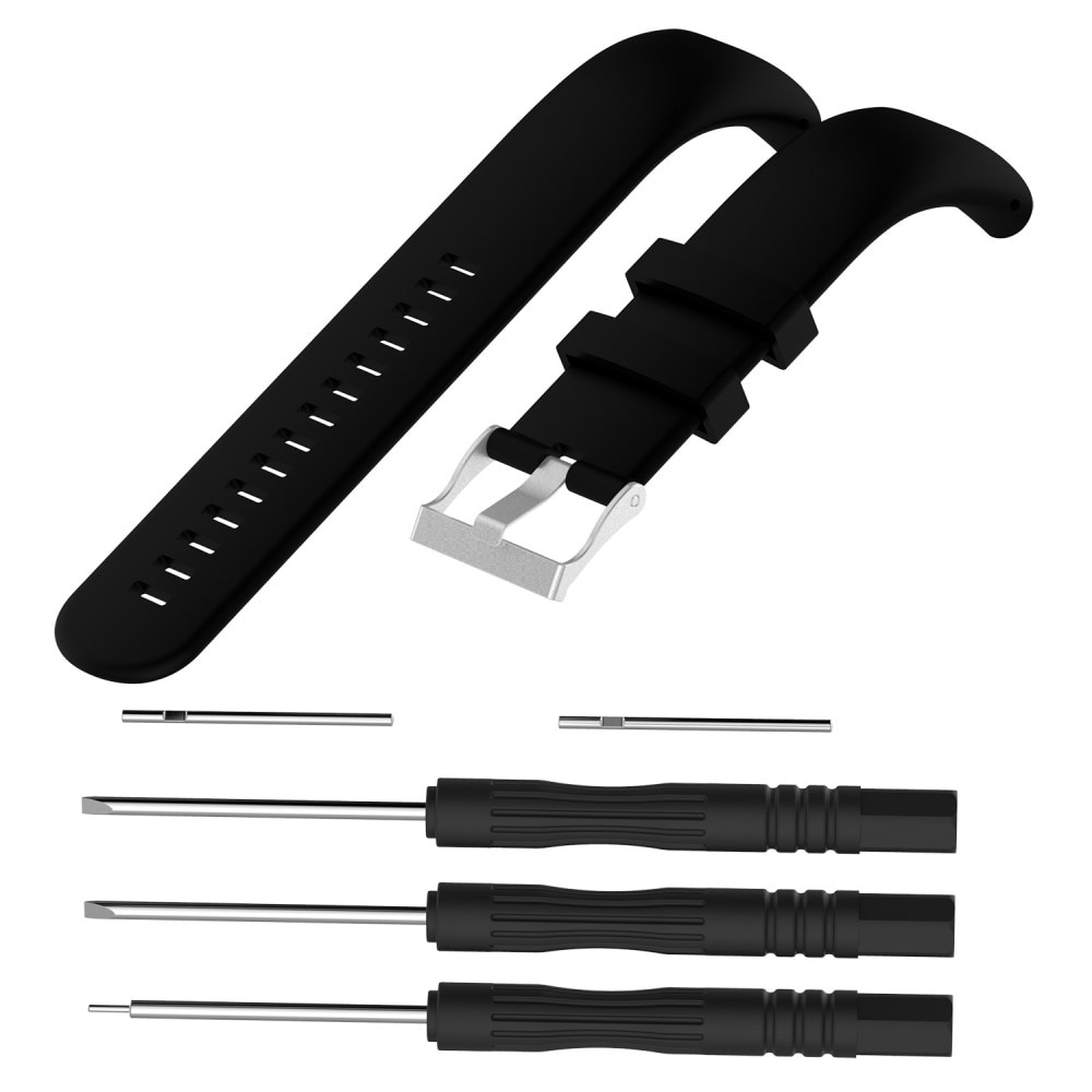 Bracelet en silicone pour Suunto Core, Noir