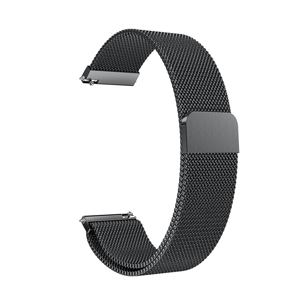 Bracelet milanais pour Garmin Forerunner 165, noir