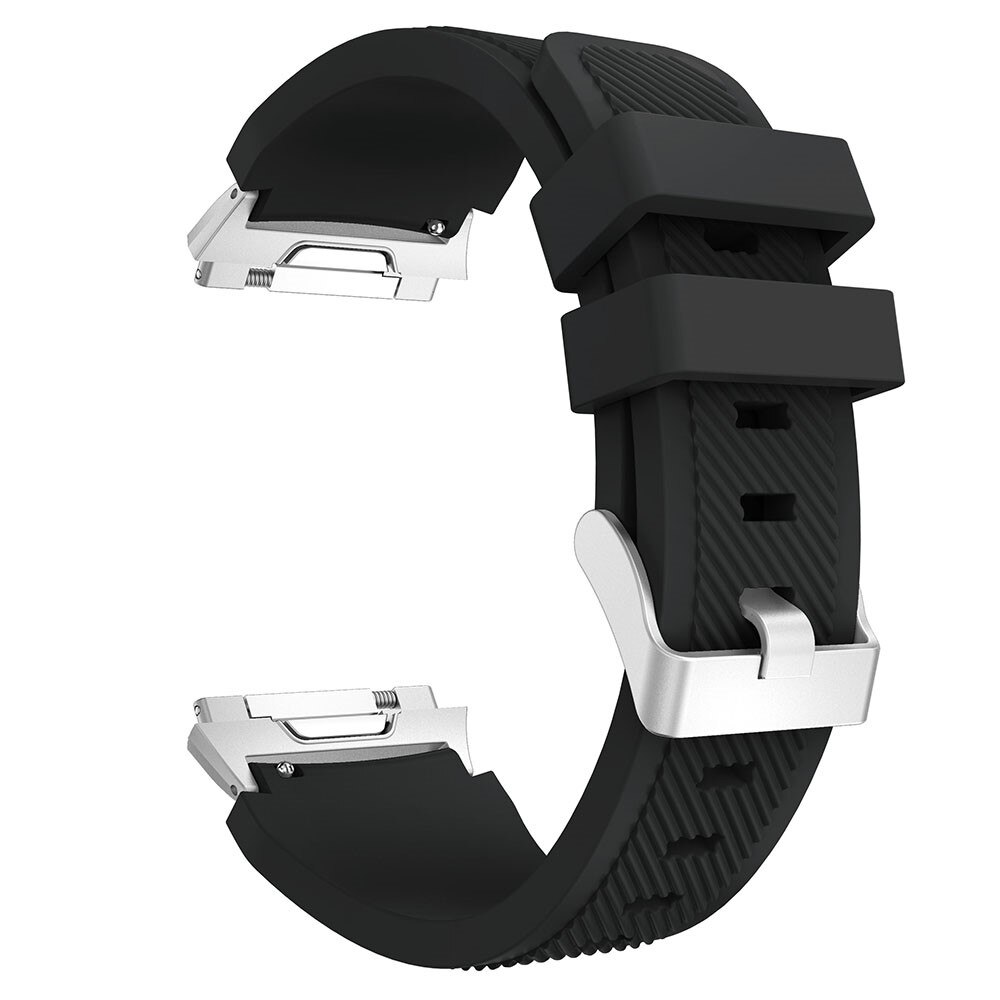 Bracelet en silicone pour Fitbit Ionic, Noir