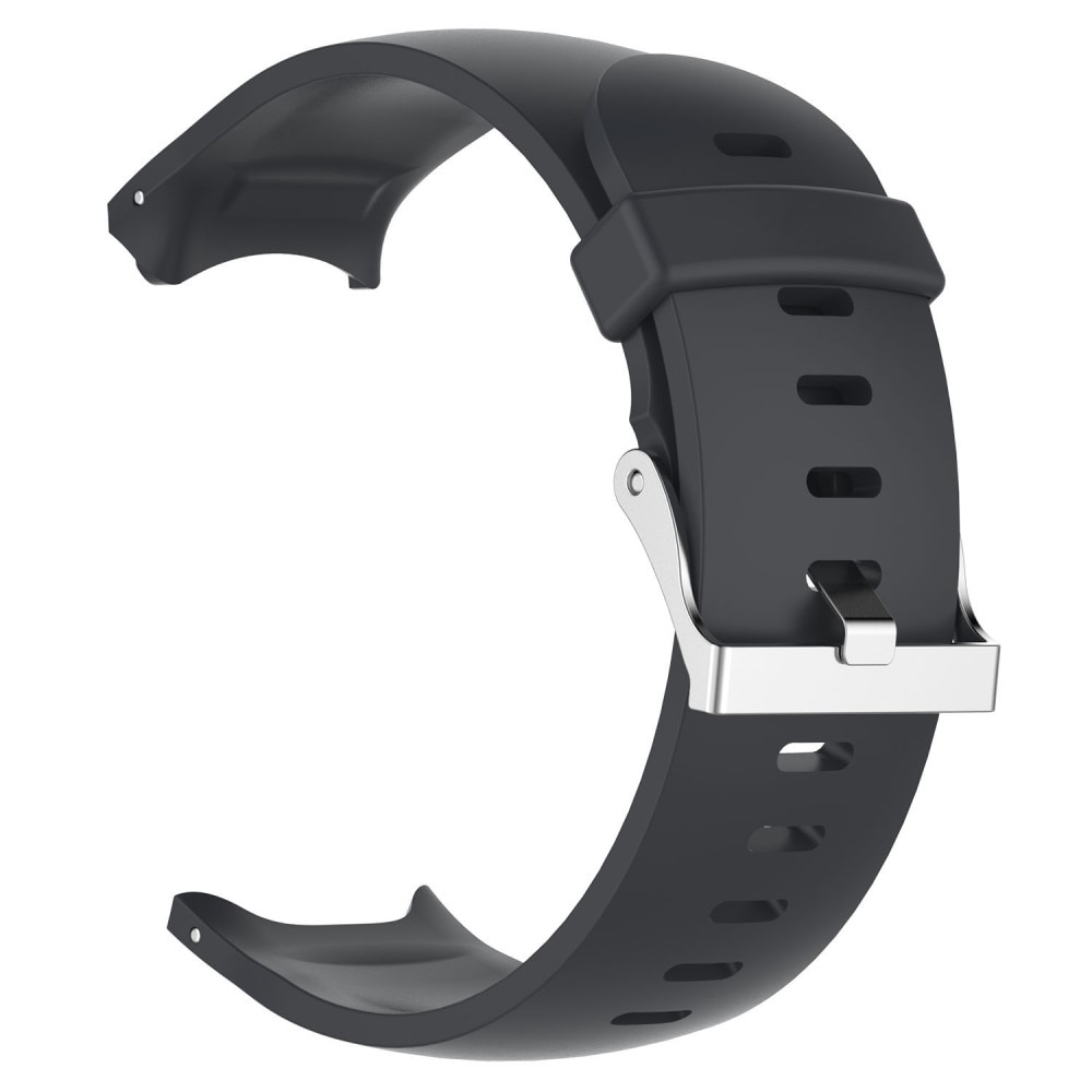 Bracelet en silicone pour Garmin Approach S3, noir
