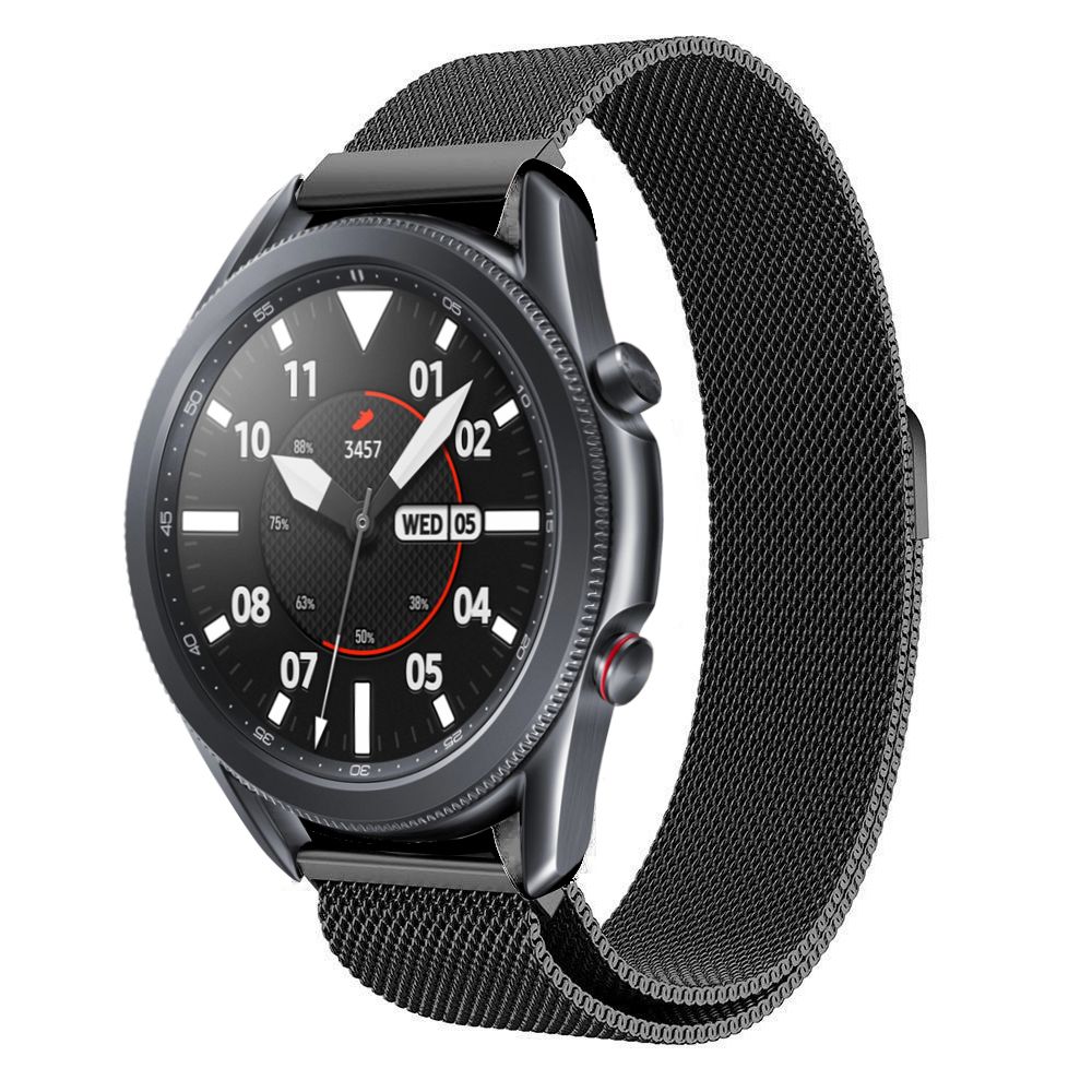 Bracelet milanais pour Samsung Galaxy Watch 5 Pro 45mm, noir