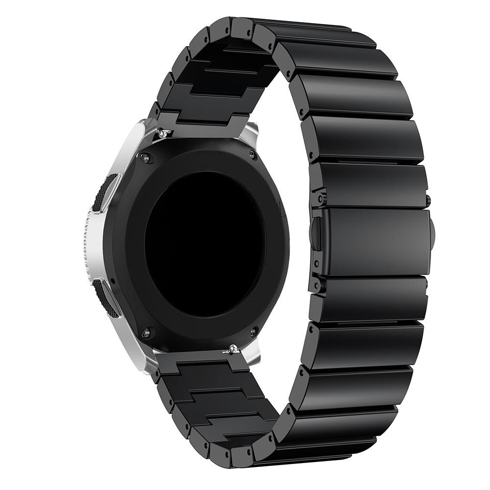 Bracelet mailllon Universal 22mm, noir