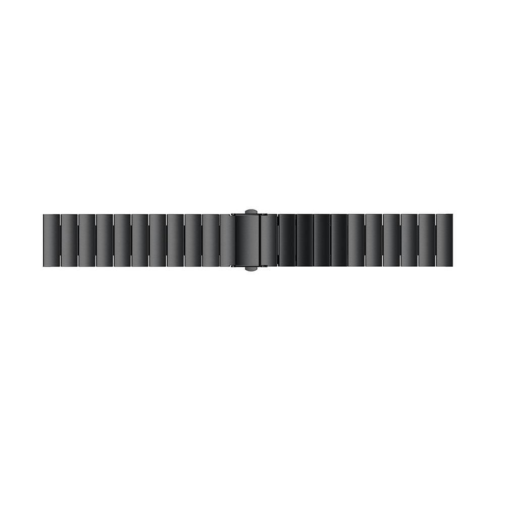 Bracelet mailllon Universal 22mm, noir