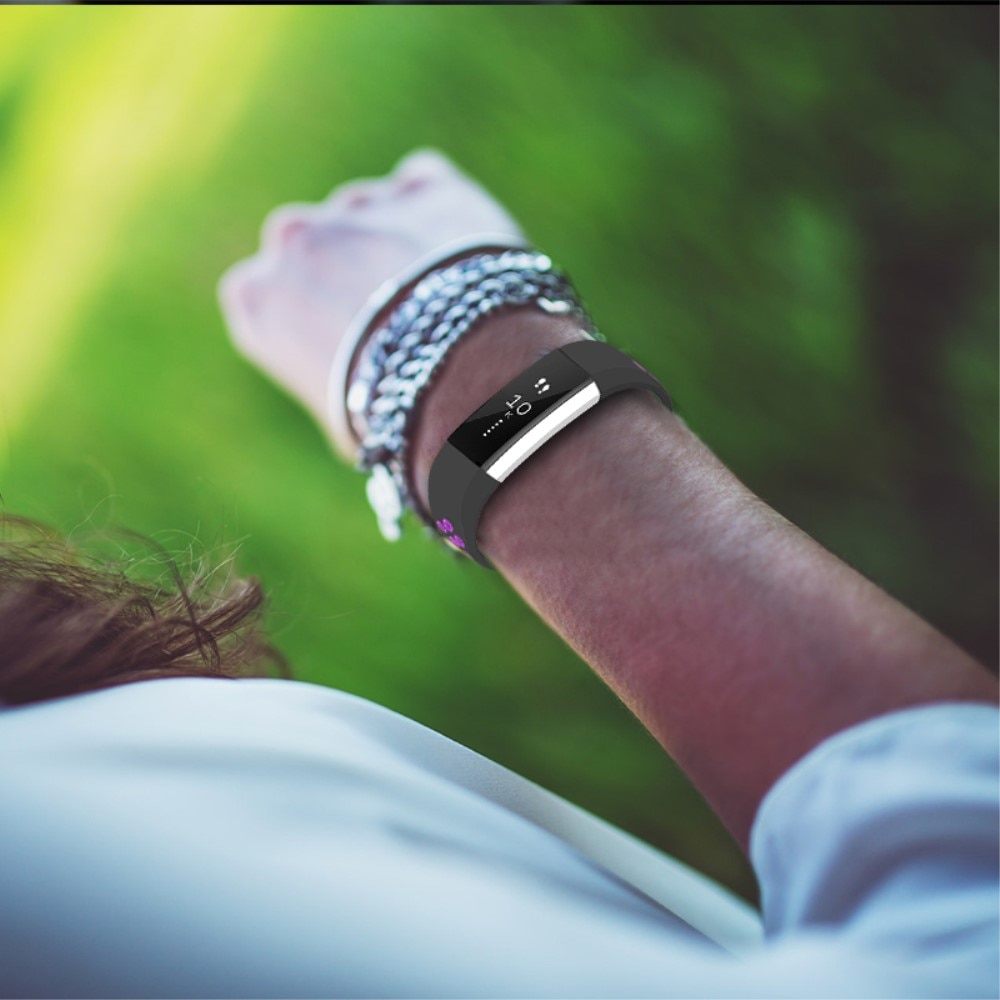 Bracelet en silicone pour Fitbit Alta HR/Alta, Noir