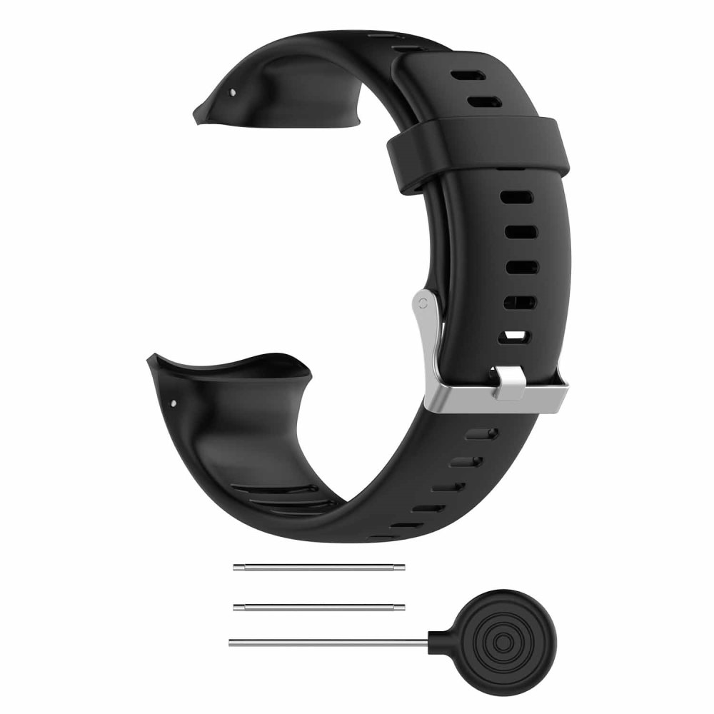 Bracelet en silicone pour Polar Vantage V, noir