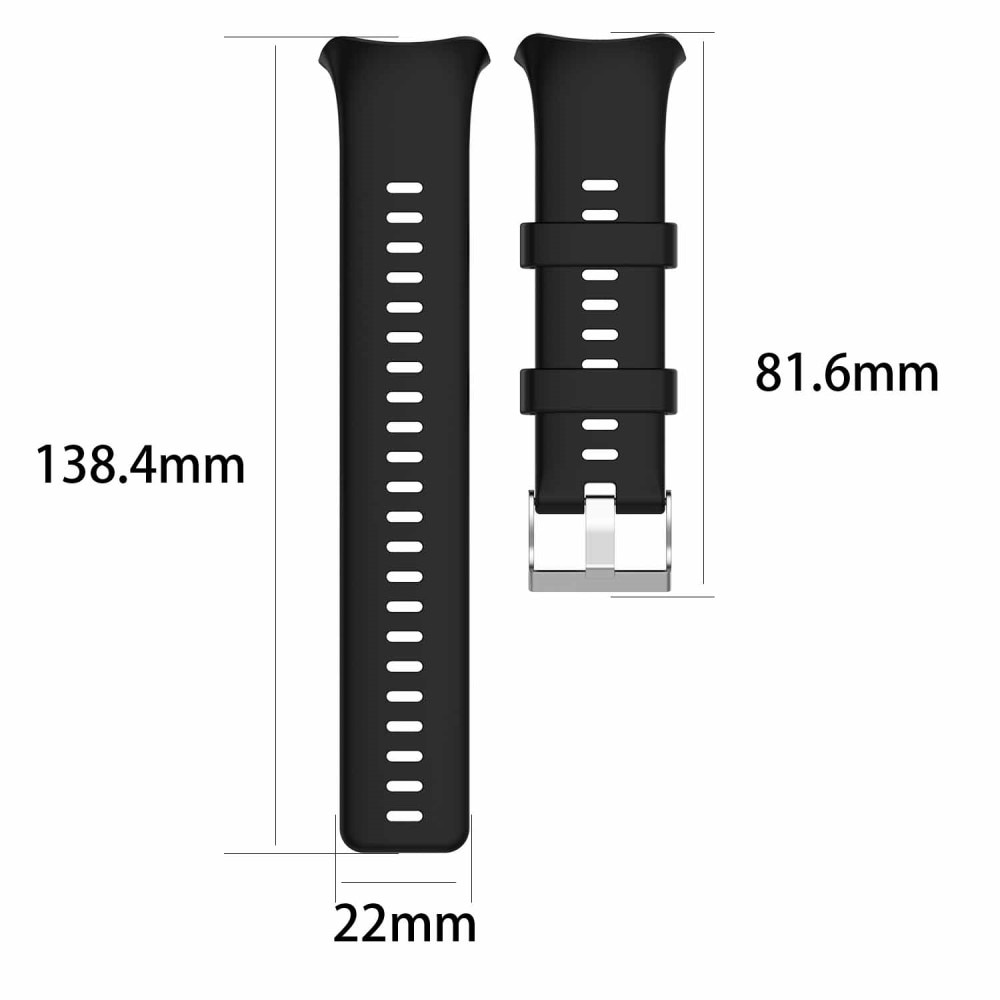 Bracelet en silicone pour Polar Vantage V, noir