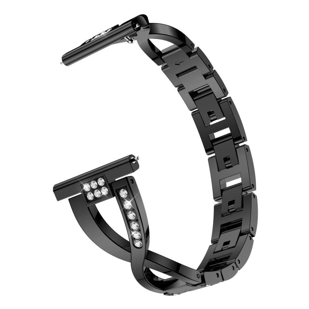Bracelet Cristal Universal 20mm, noir