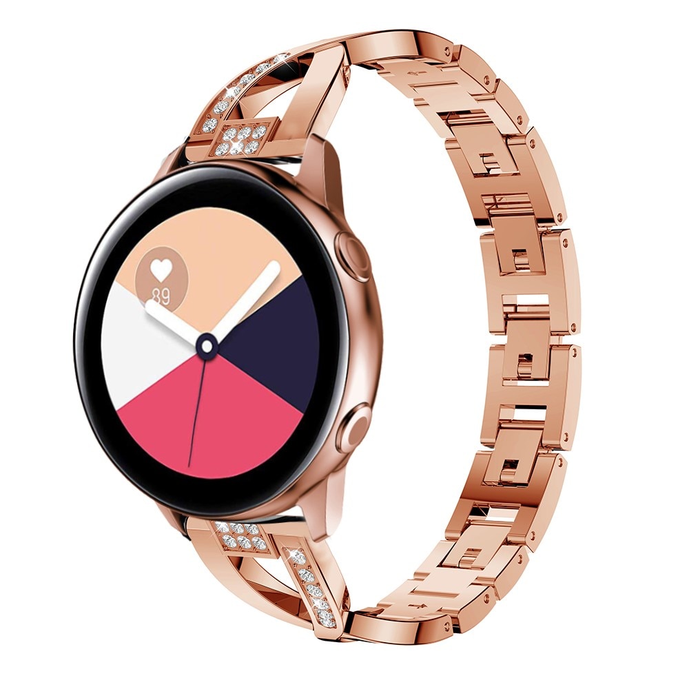 Bracelet Cristal Samsung Galaxy Watch 4 40mm Rose Gold