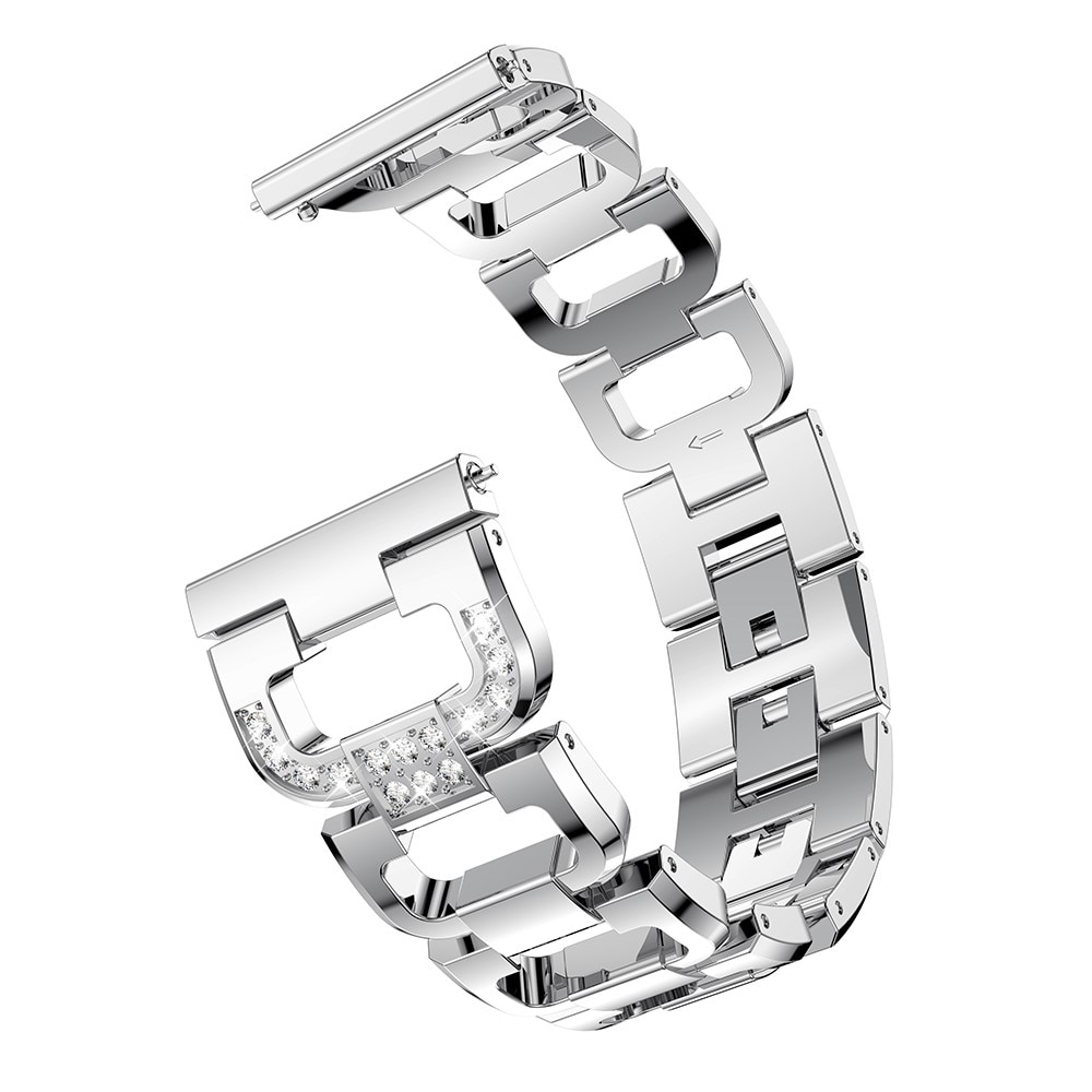Bracelet Rhinestone Hama Fit Watch 4910, argent