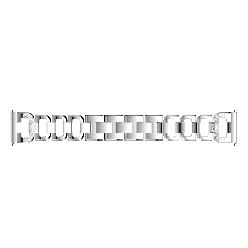 Bracelet Rhinestone Samsung Galaxy Watch 5 Pro 45mm Argent