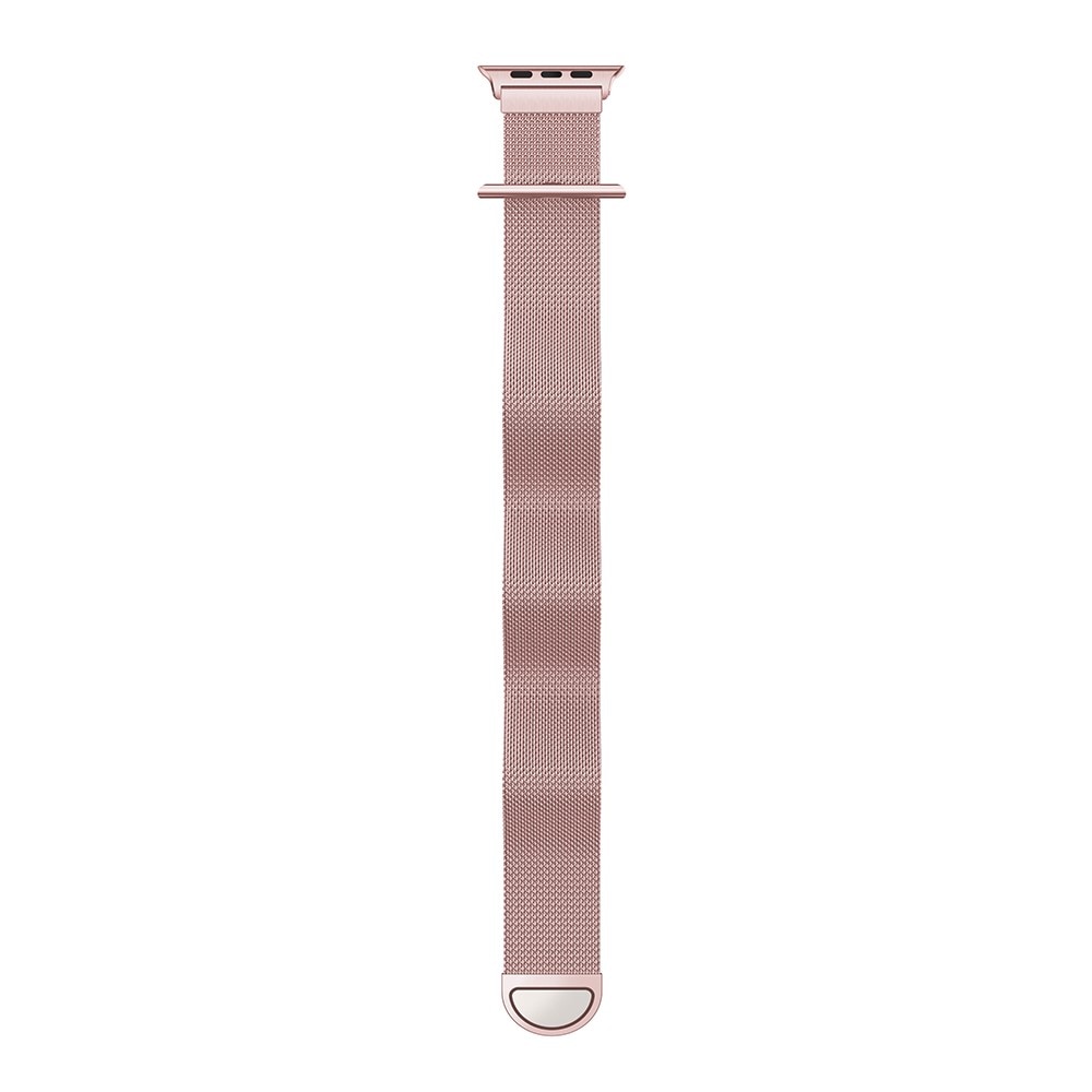 Bracelet milanais pour Apple Watch SE 40mm, rose doré