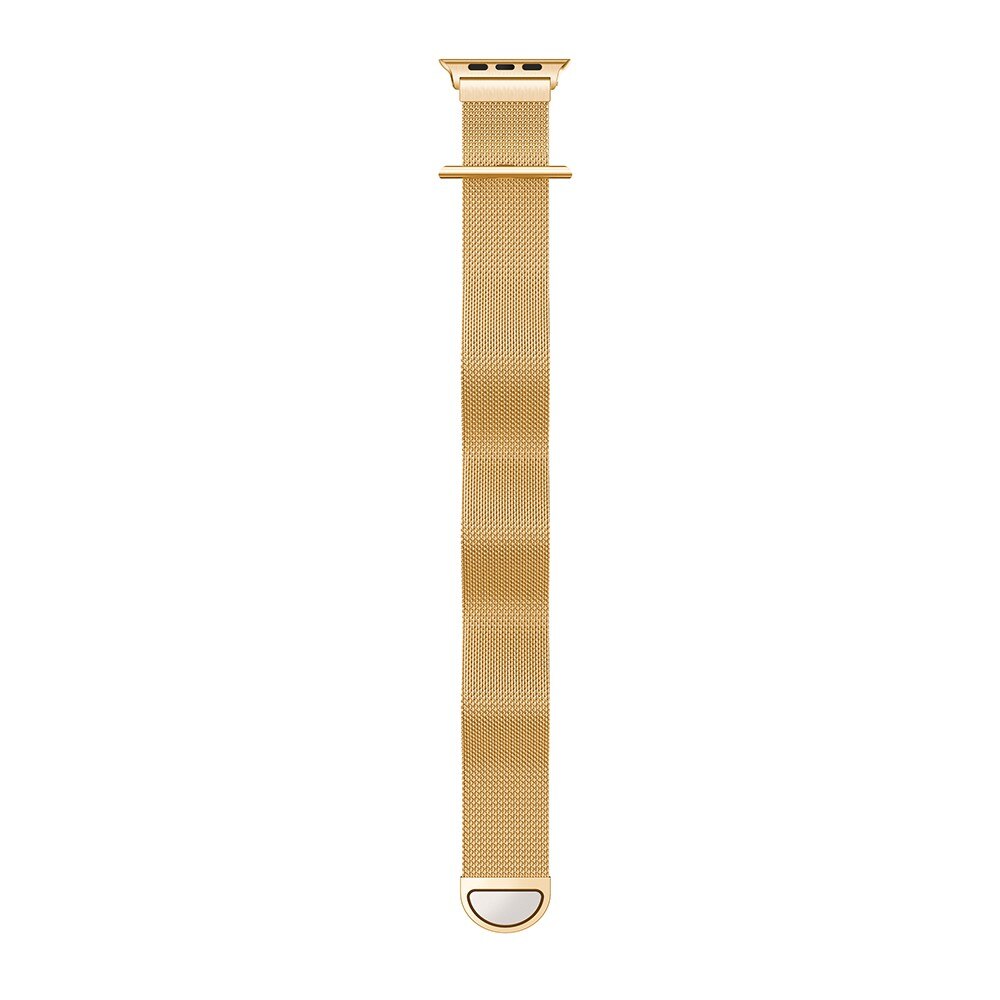 Bracelet milanais pour Apple Watch 41mm Series 9, or