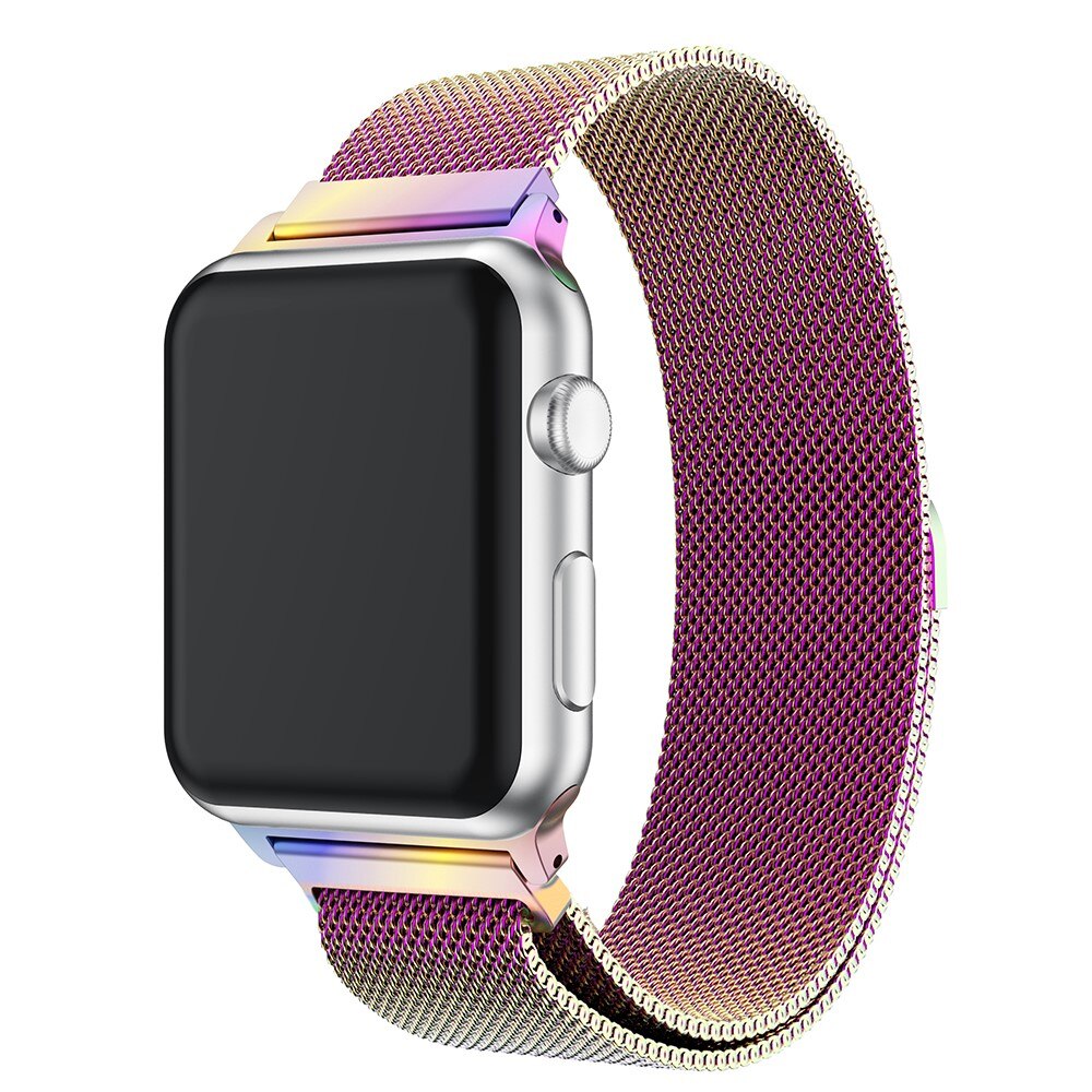 Bracelet milanais pour Apple Watch Series 8 45mm, Ombre