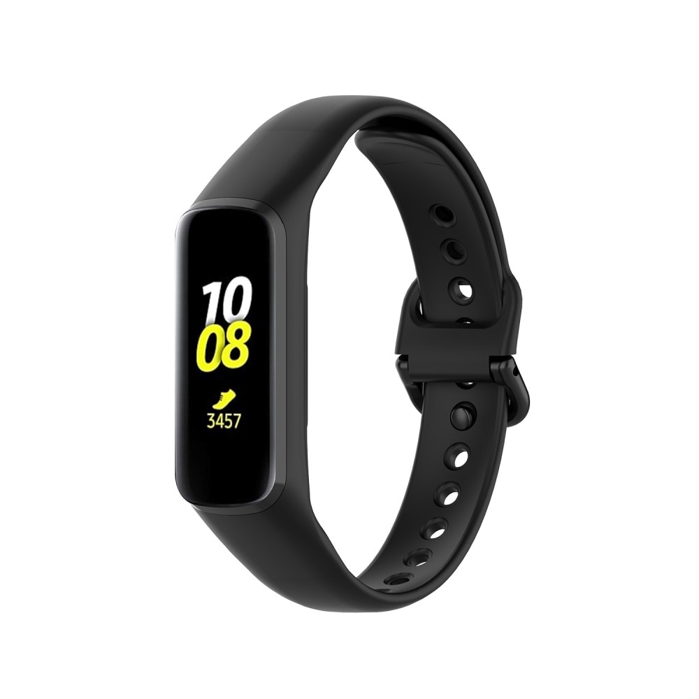 Bracelet en silicone pour Samsung Galaxy Fit e, noir