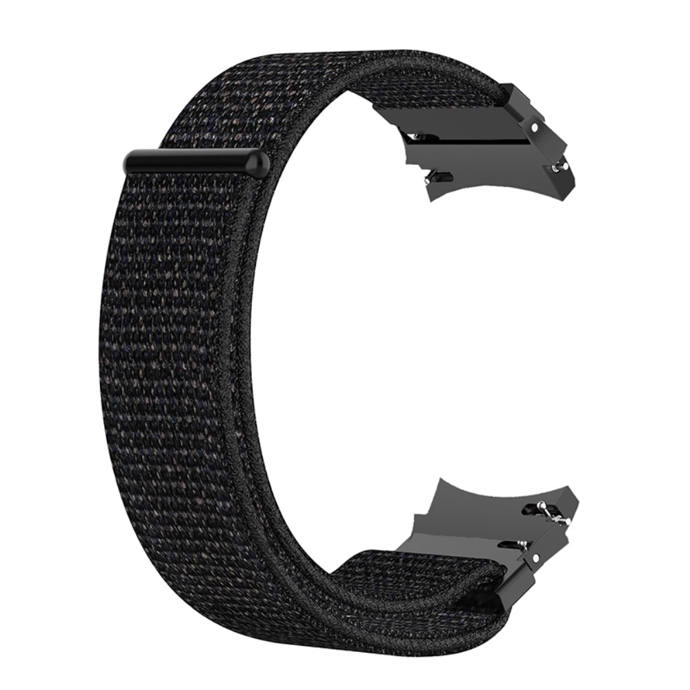 Bracelet en nylon Full Fit Samsung Galaxy Watch 4 Classic 46mm, noir