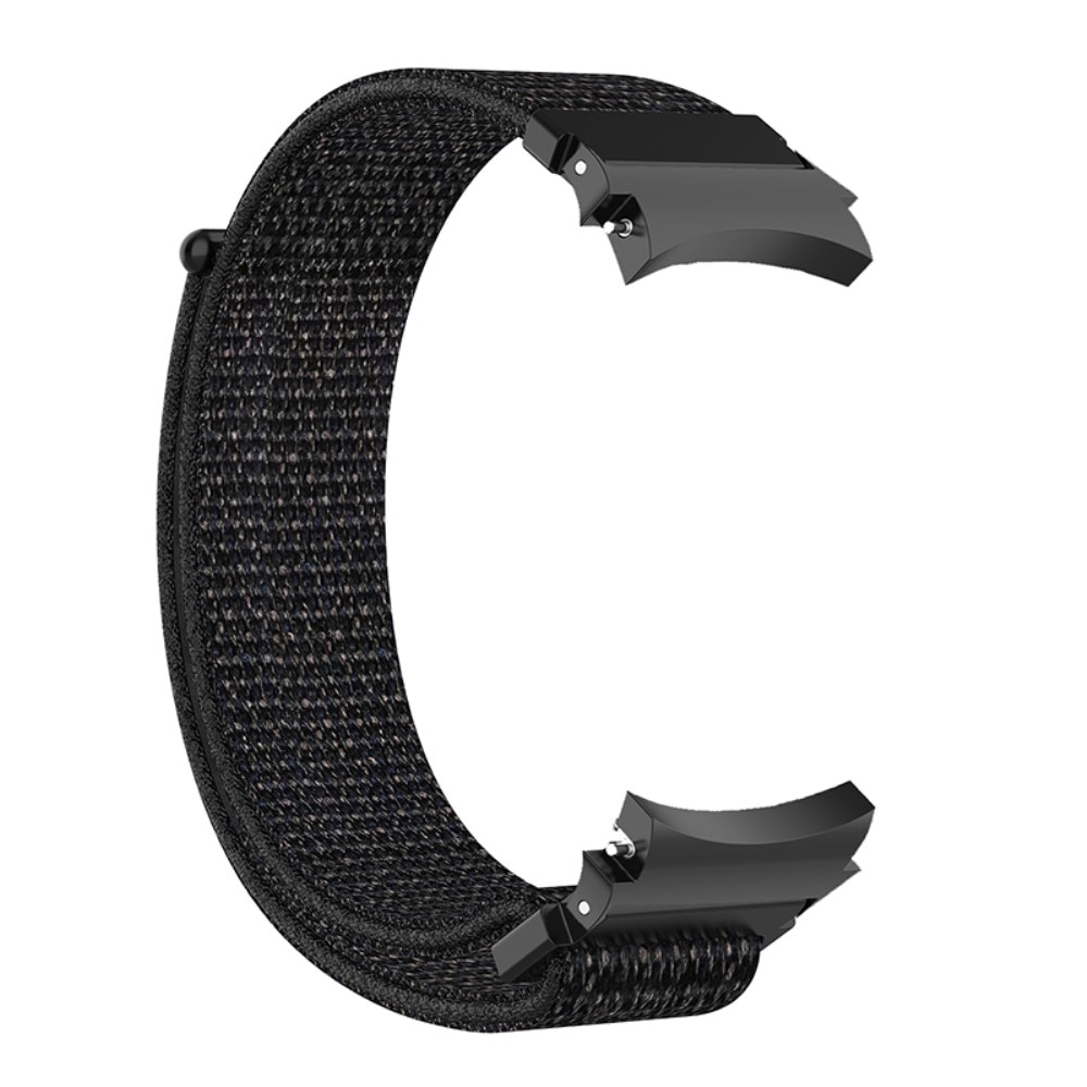 Bracelet en nylon Full Fit Samsung Galaxy Watch 5 Pro 45mm, noir