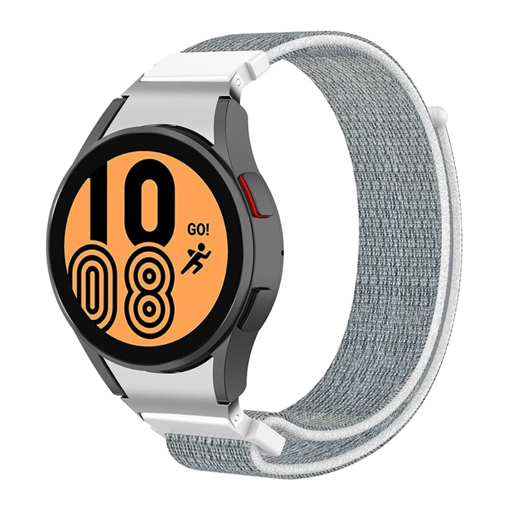 Bracelet en nylon Full Fit Samsung Galaxy Watch 5 Pro 45mm, gris