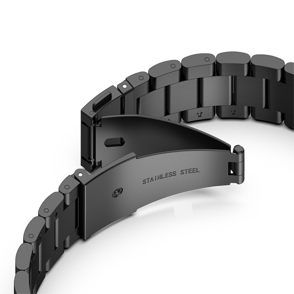 Bracelet en métal Garmin Fenix 7S Pro, noir
