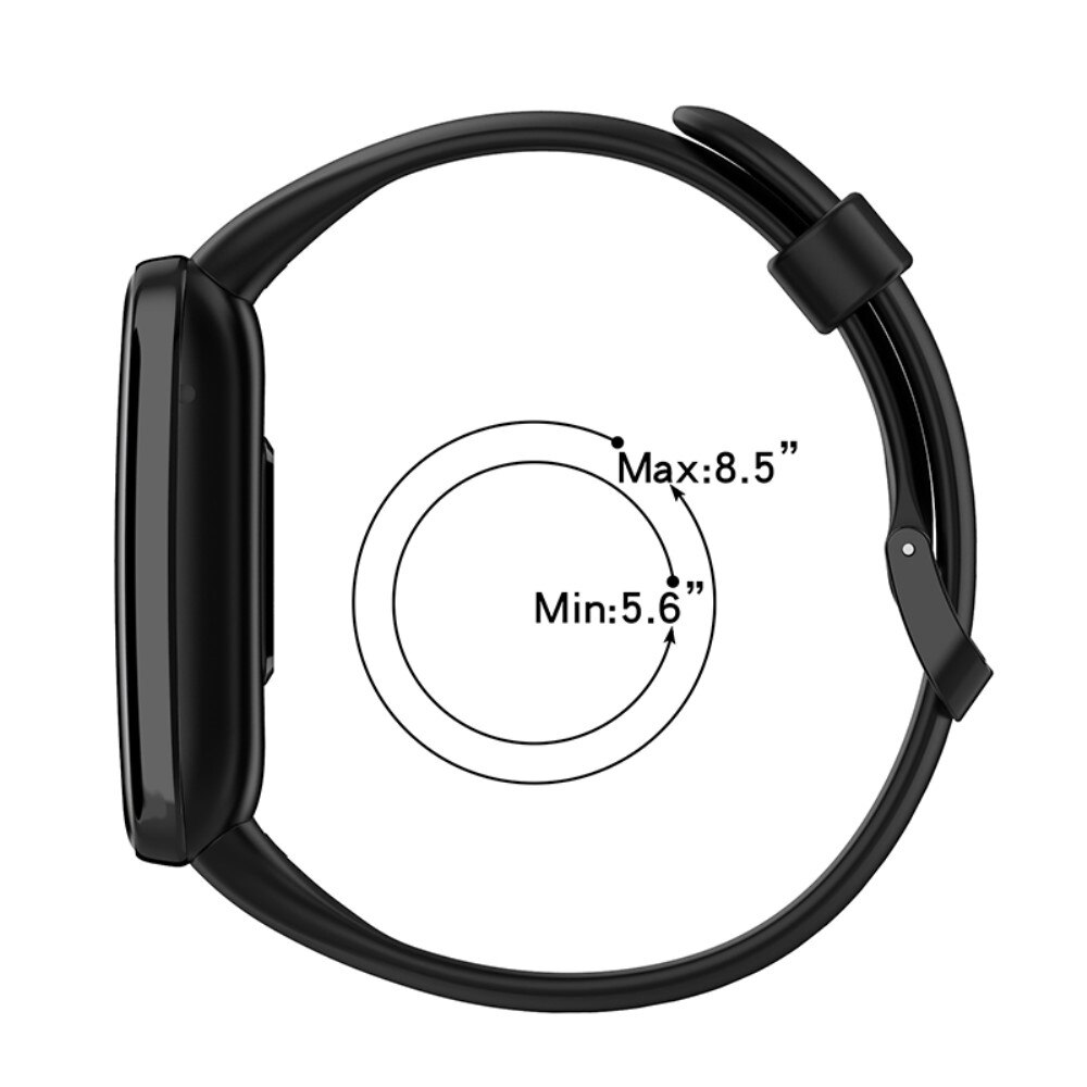 Bracelet en silicone pour Xiaomi Mi Band 7 Pro, noir