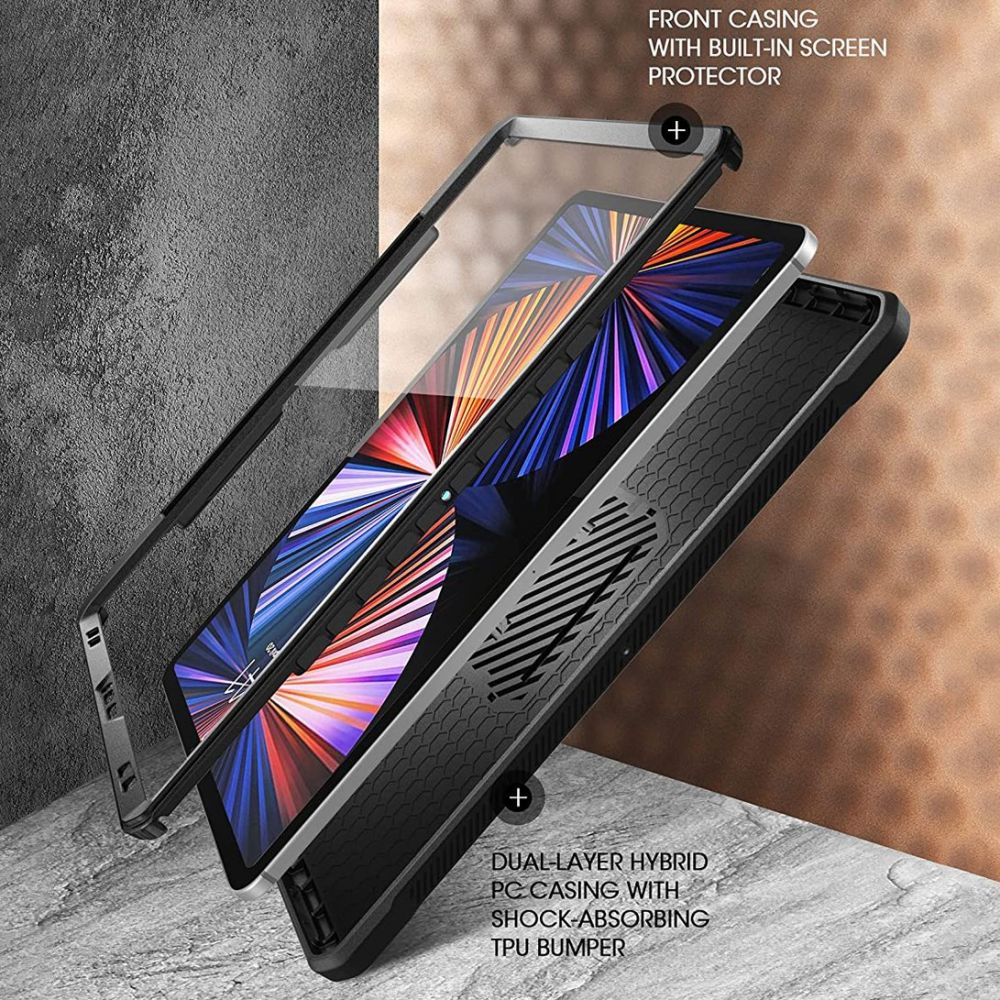 Coque Unicorn Beetle Pro iPad Pro 12.9 5th Gen (2021), Black