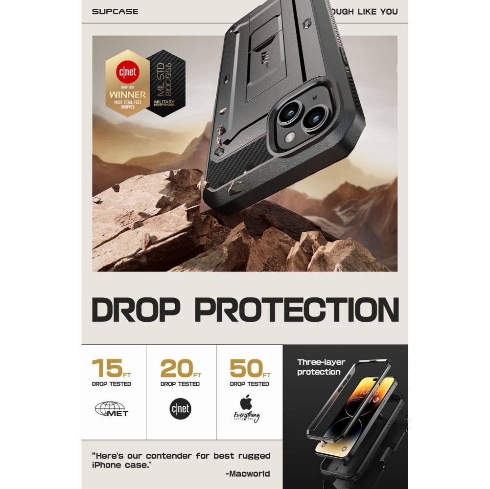 Unicorn Beetle Pro iPhone 15 Plus, Black