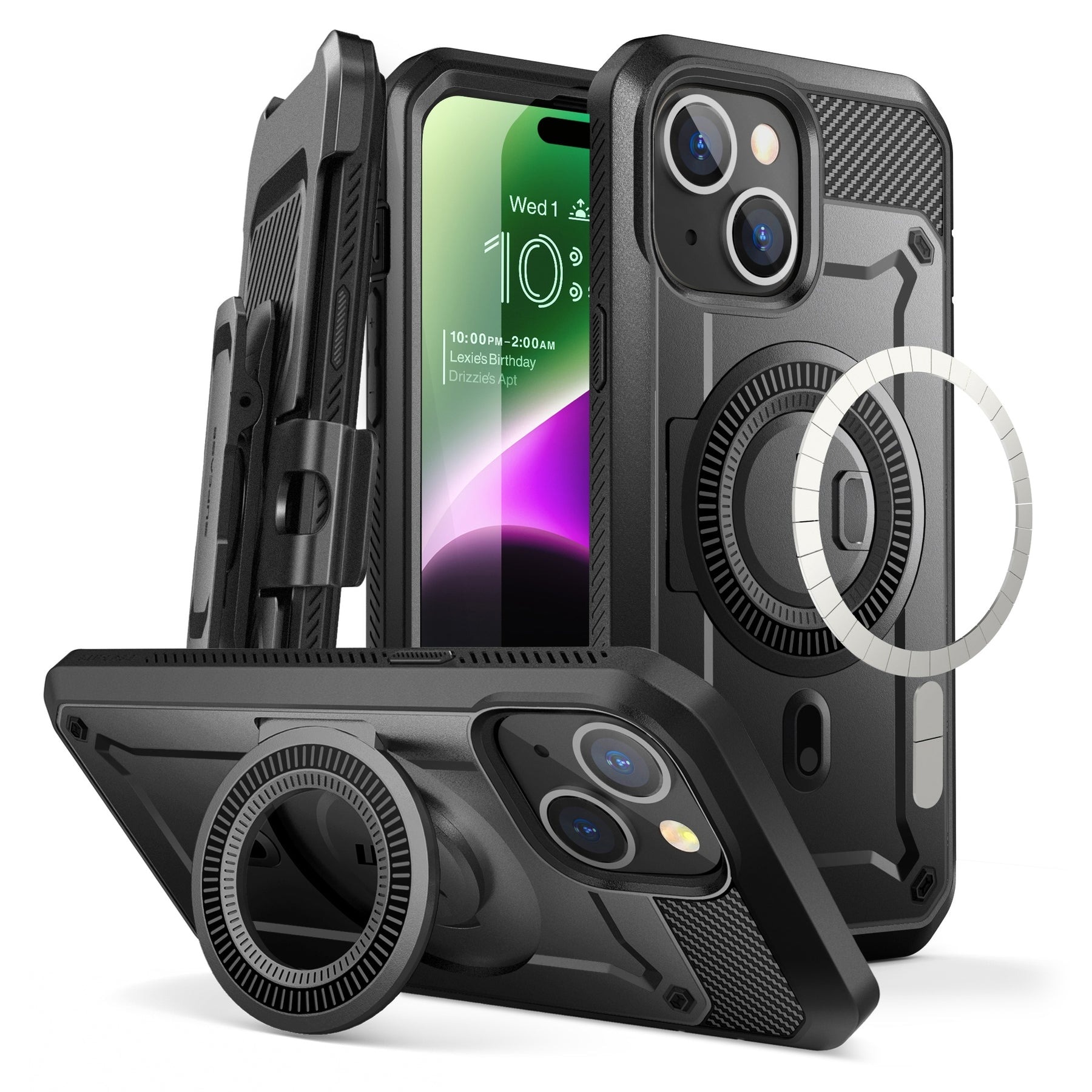 Unicorn Beetle Pro MagSafe Case iPhone 15 Plus, Black