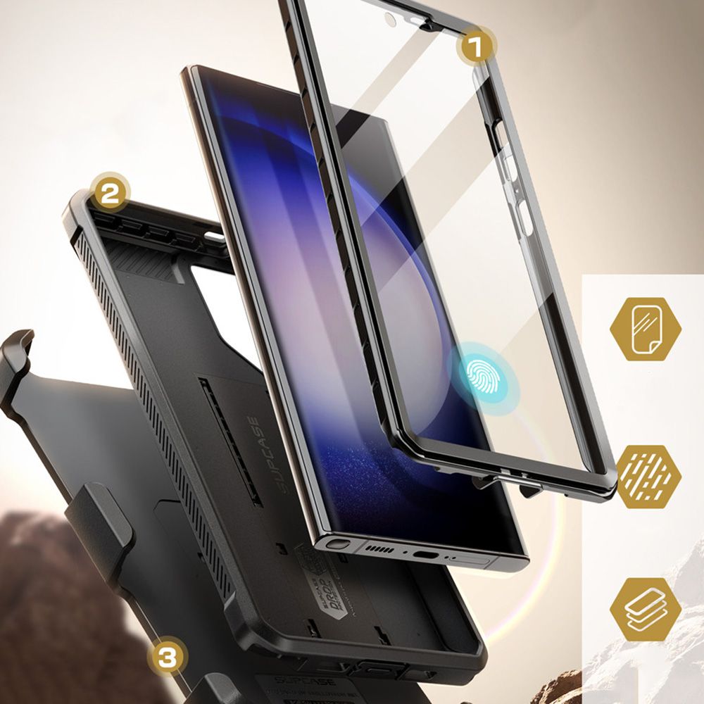 Unicorn Beetle Pro Case Samsung Galaxy S24 Ultra, Black