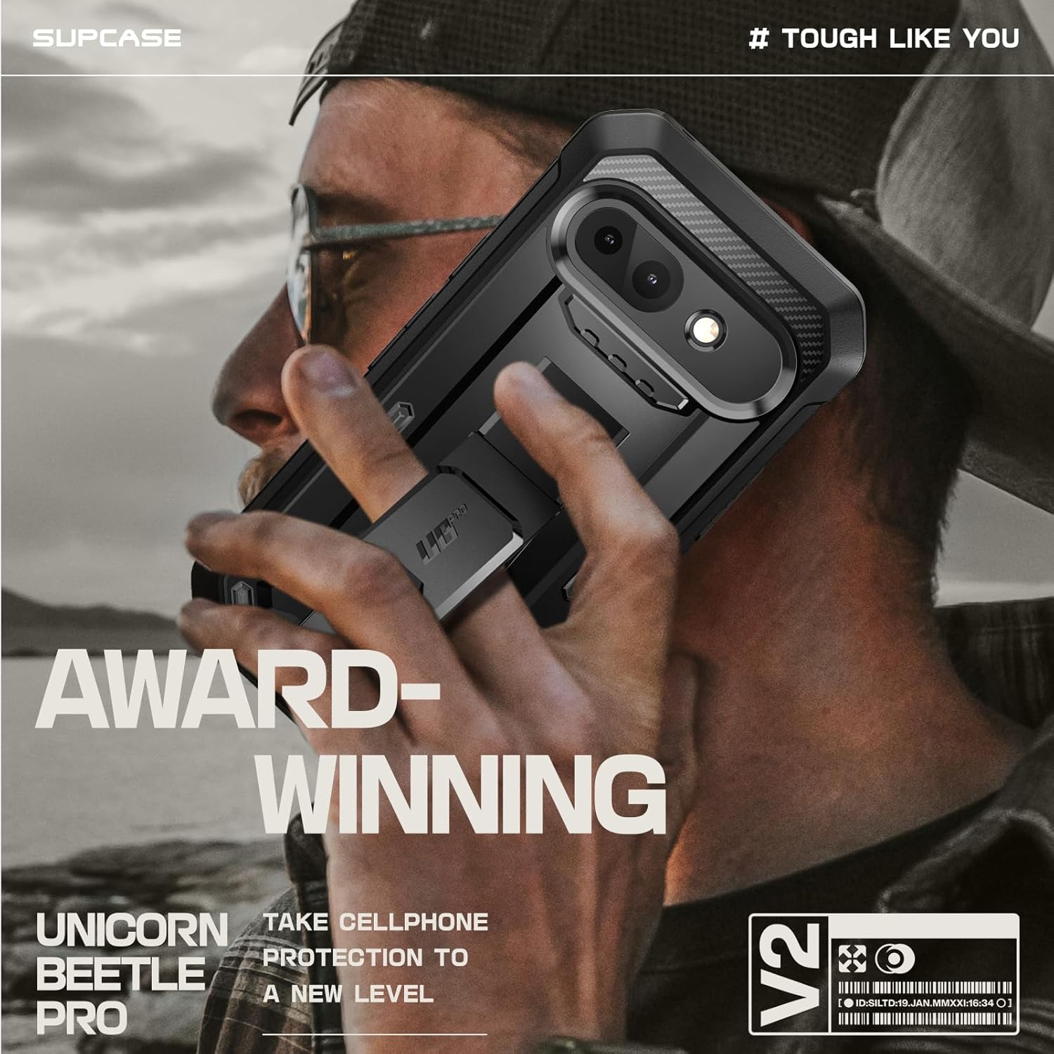 Unicorn Beetle Pro Case Google Pixel 9a, Black