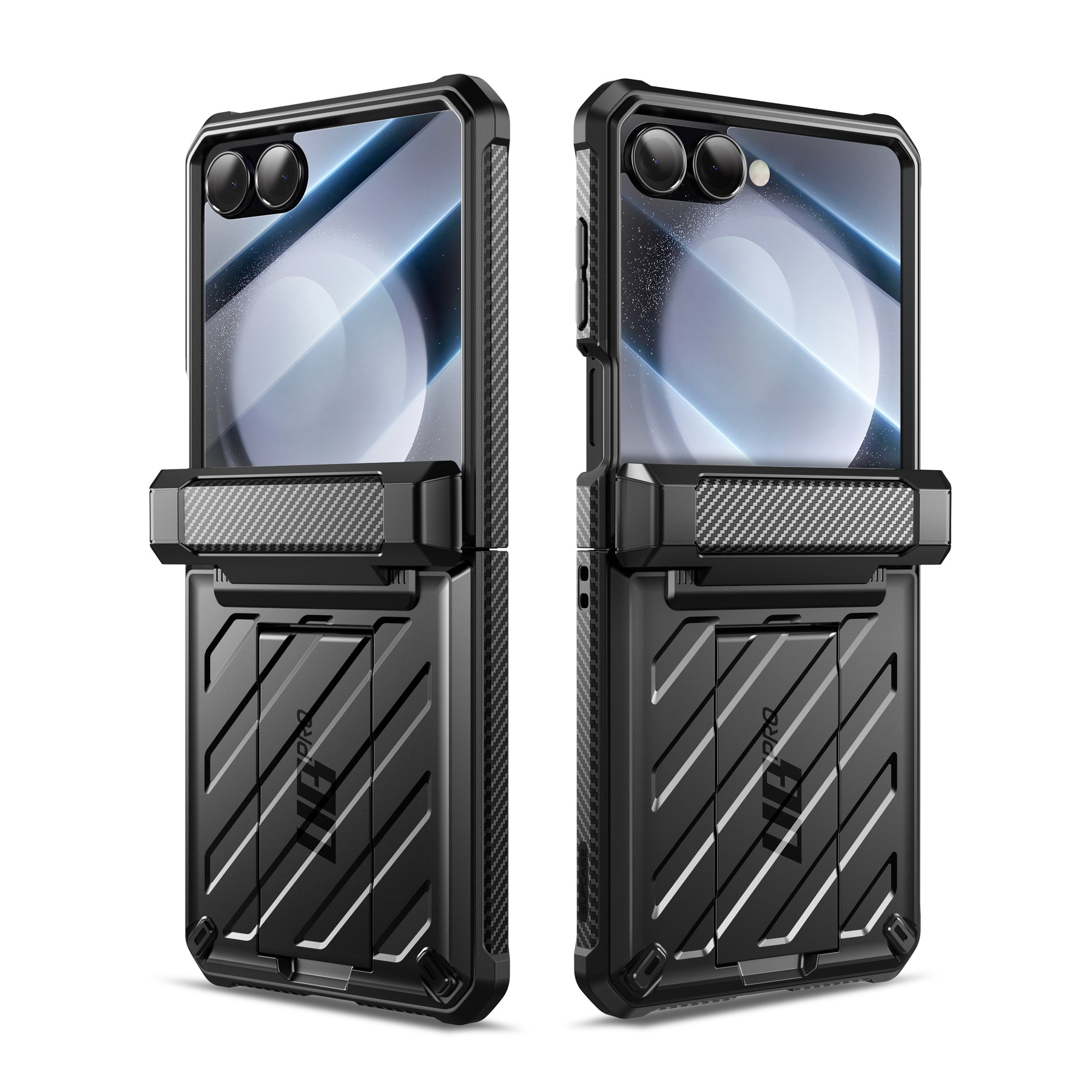 Coque Unicorn Beetle Pro Samsung Galaxy Z Flip 7, noir