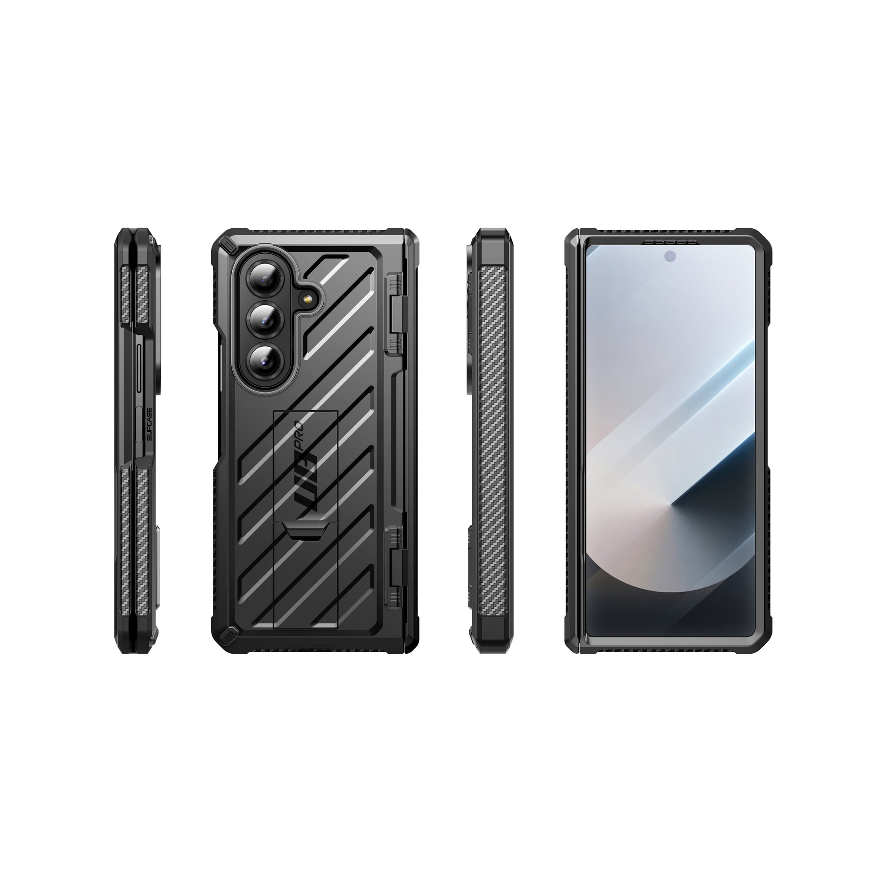 Coque Unicorn Beetle Pro Samsung Galaxy Z Fold 7, noir