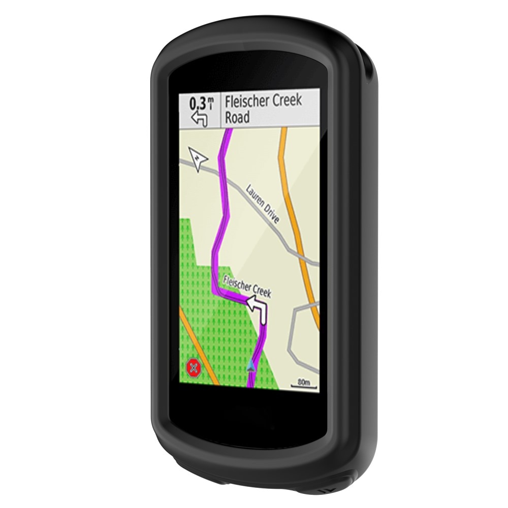 Coque en silicone Garmin Edge 1030 Plus, noir