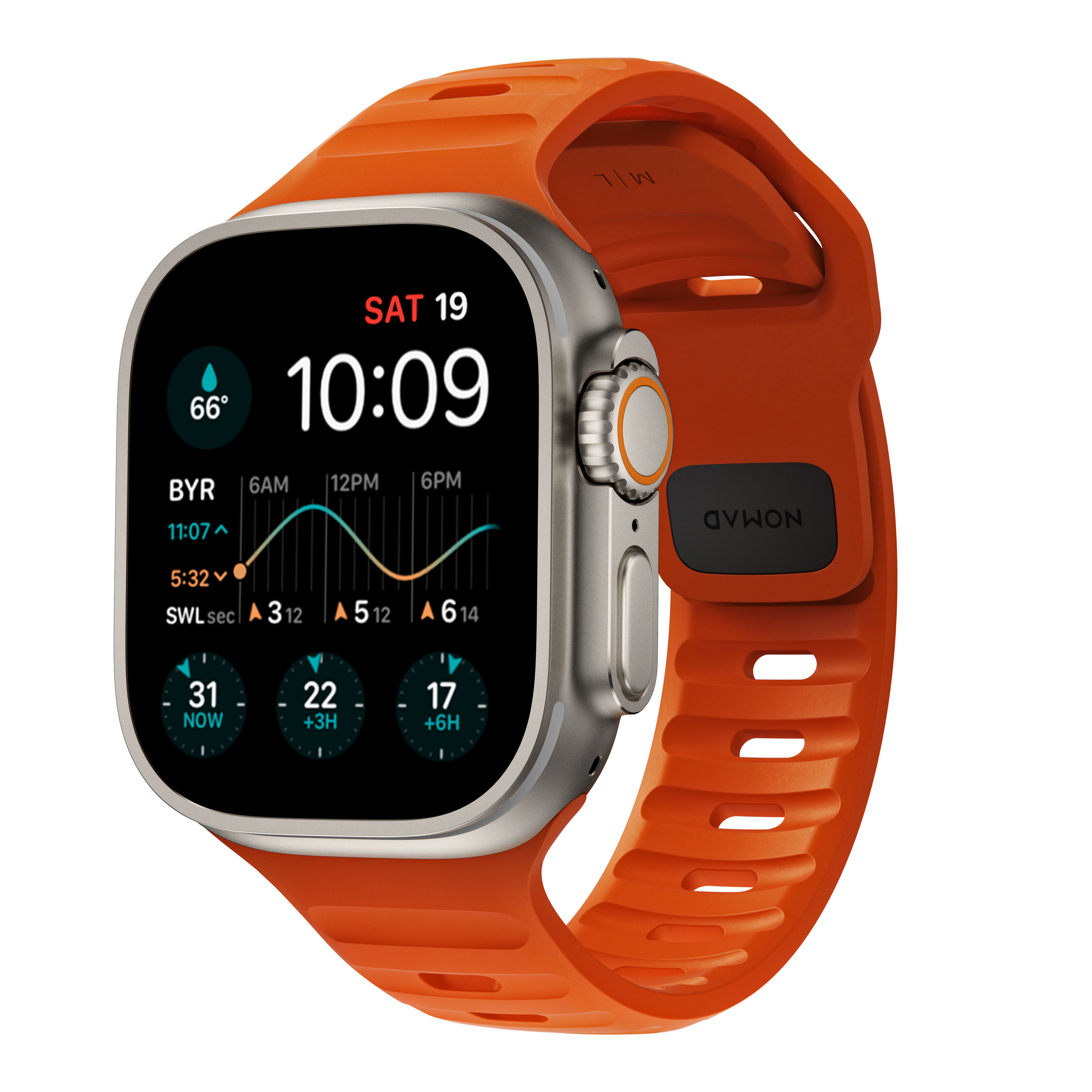 Sport Band Apple Watch Ultra 2 49mm, Ultra Orange
