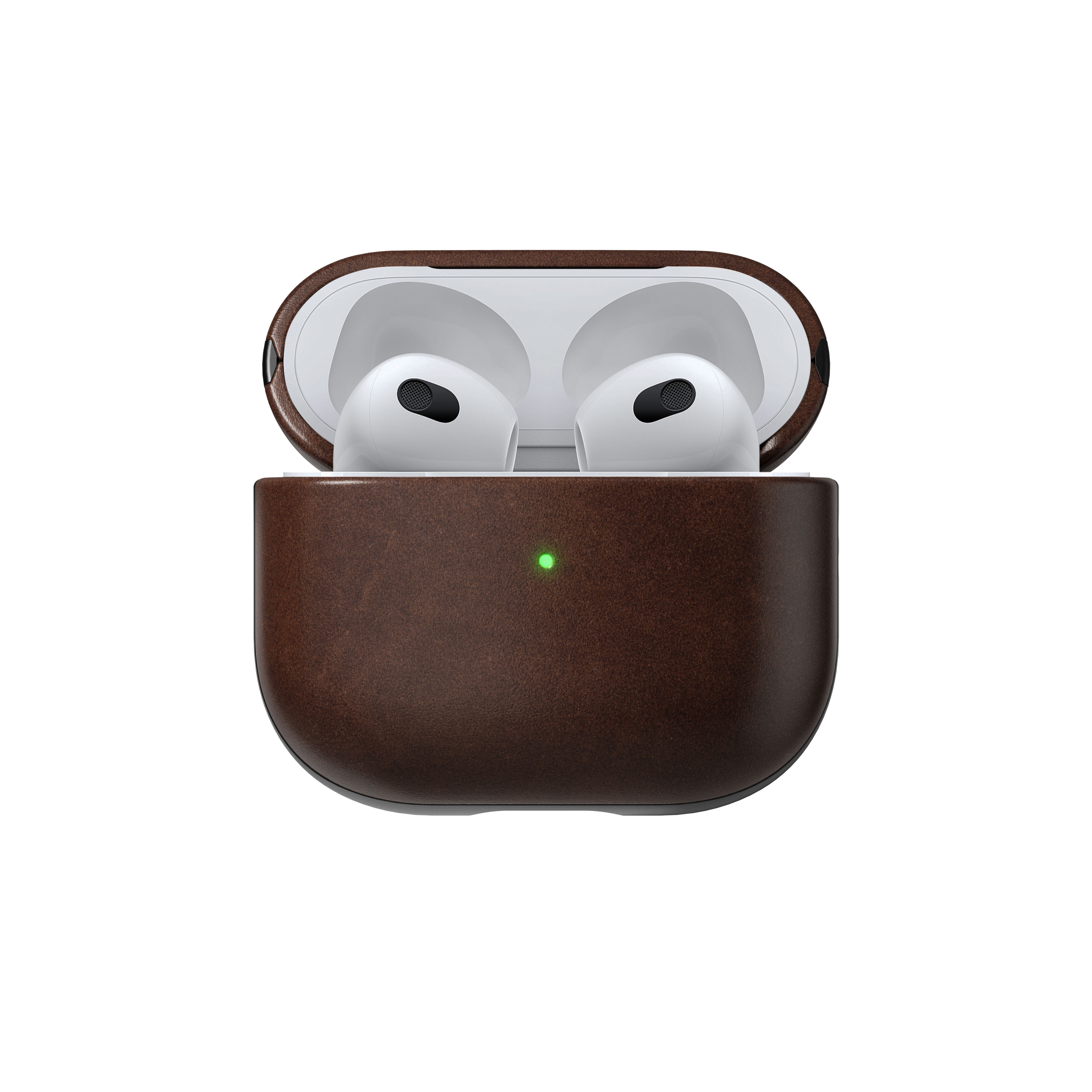 Coque Modern Horween Leather AirPods 3 Rustic Brown