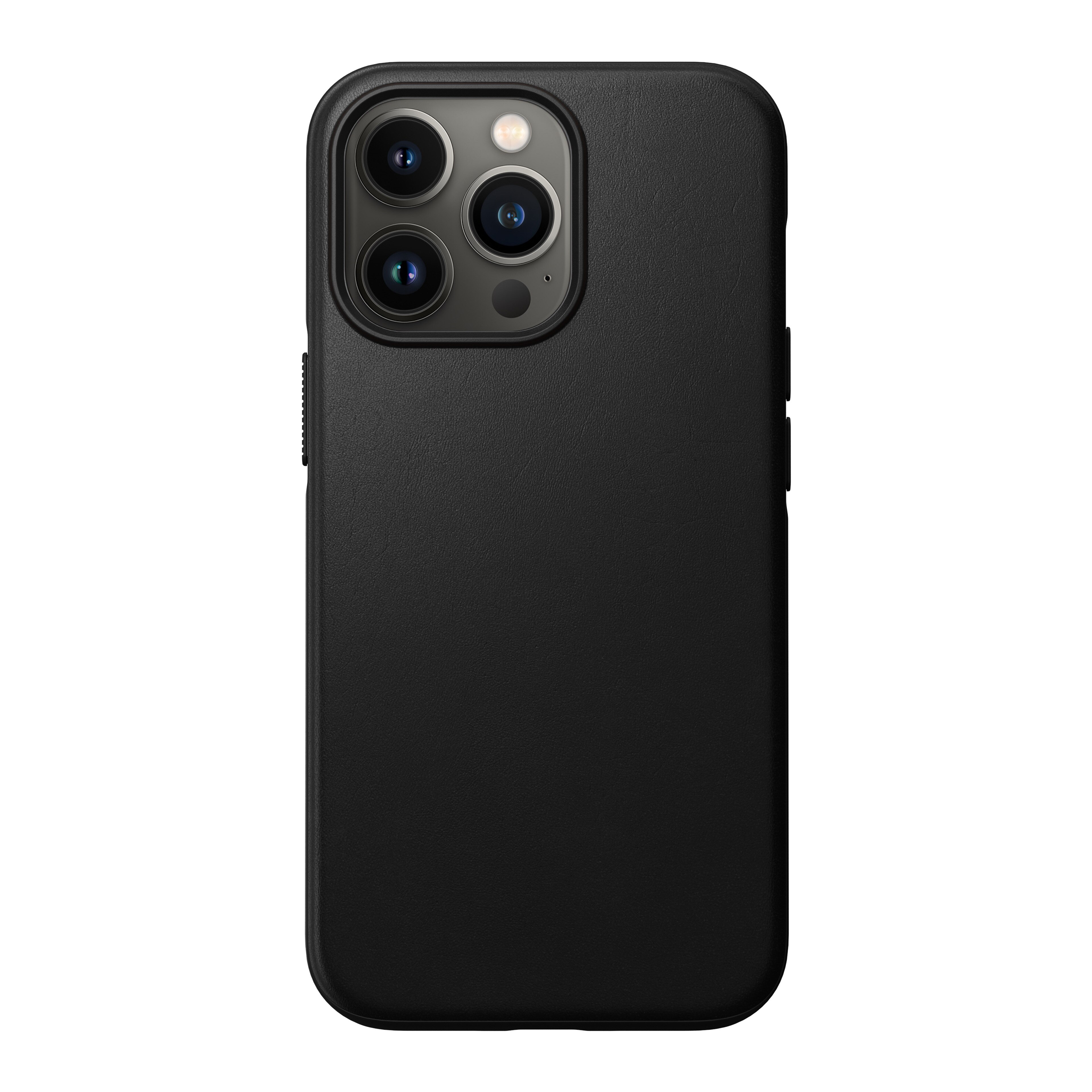 Coque Modern Case Horween Leather MagSafe iPhone 13 Pro Black