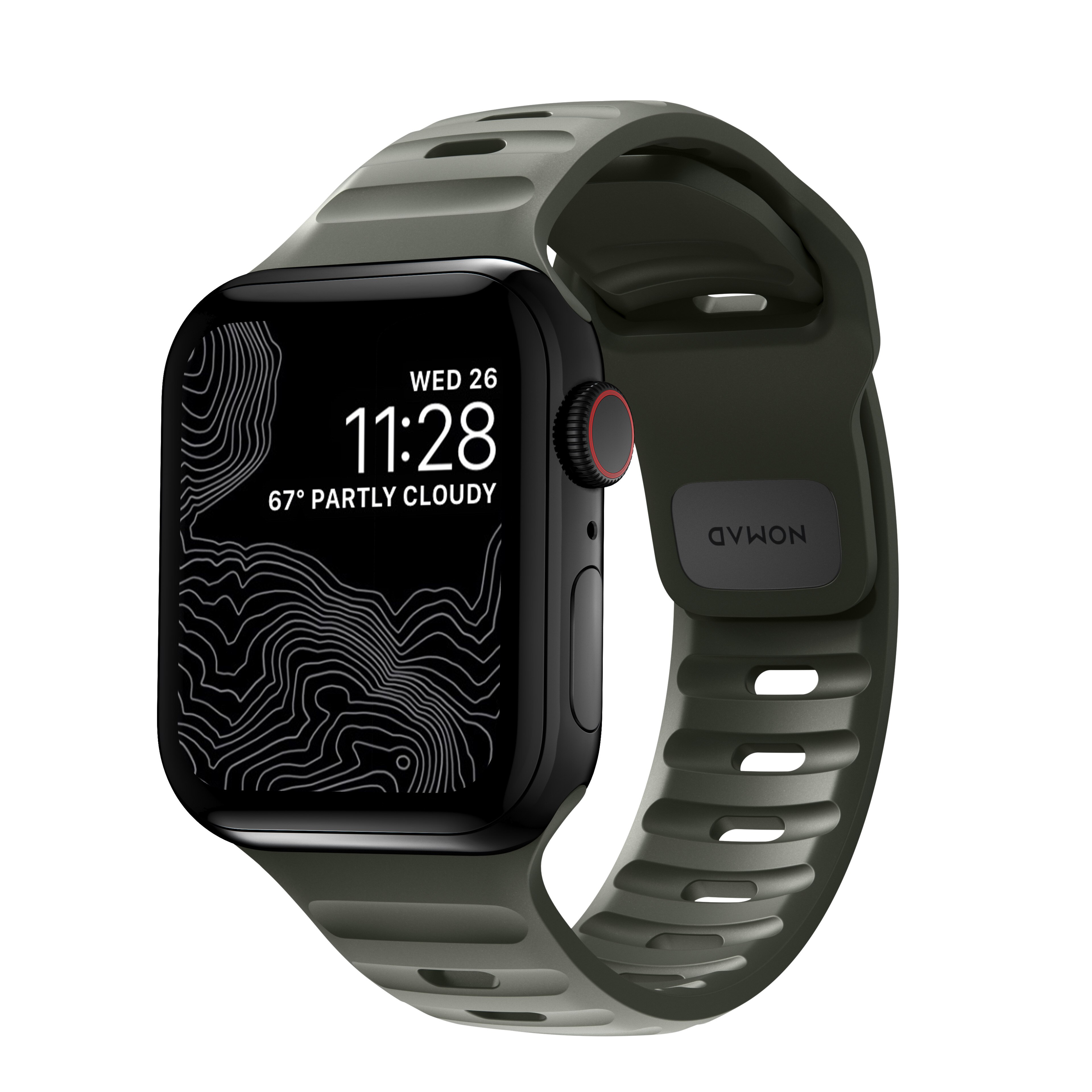 Sport Band Apple Watch Ultra 2 49mm, Ash Green