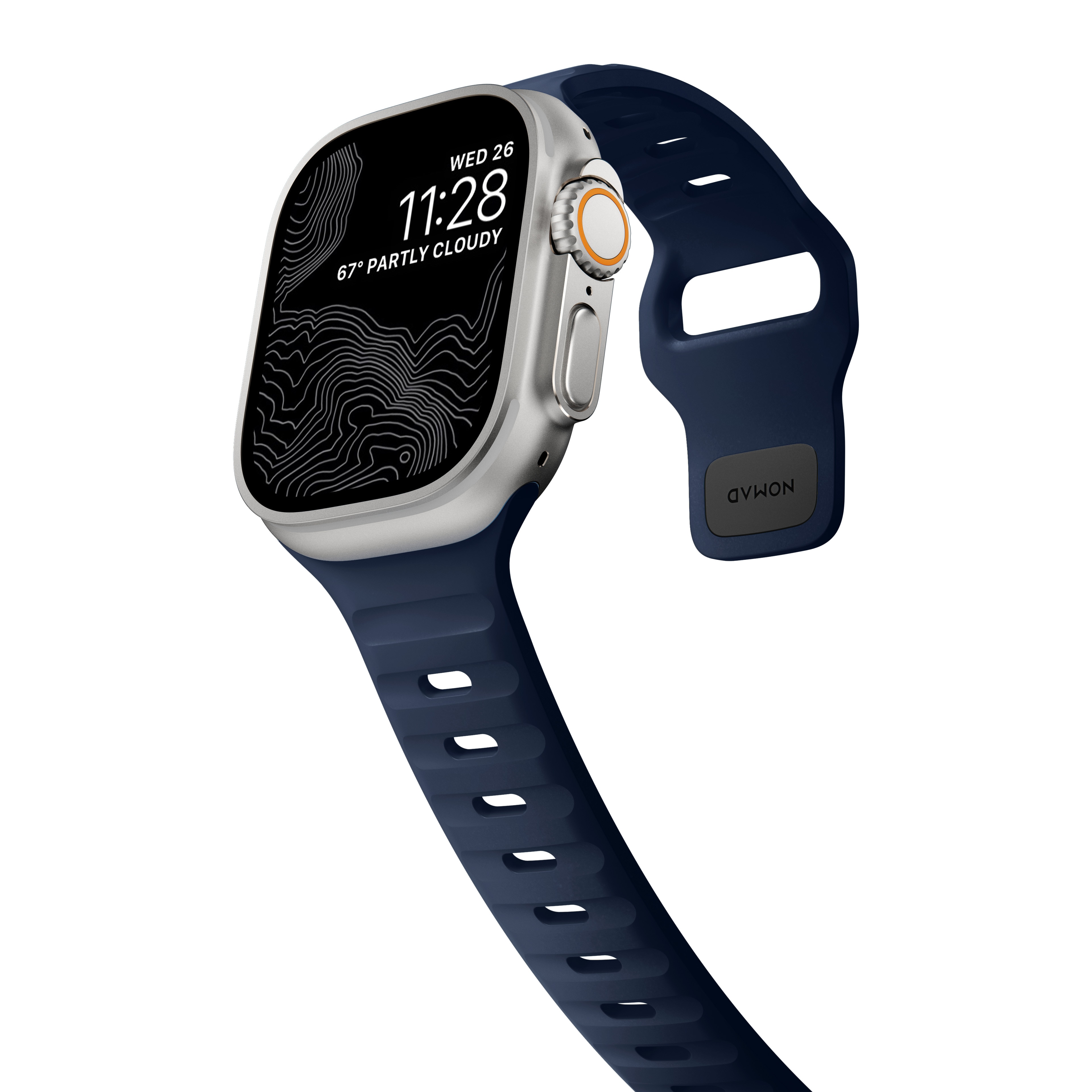 Sport Band Apple Watch 42/44/45/49 mm, Atlantic Blue