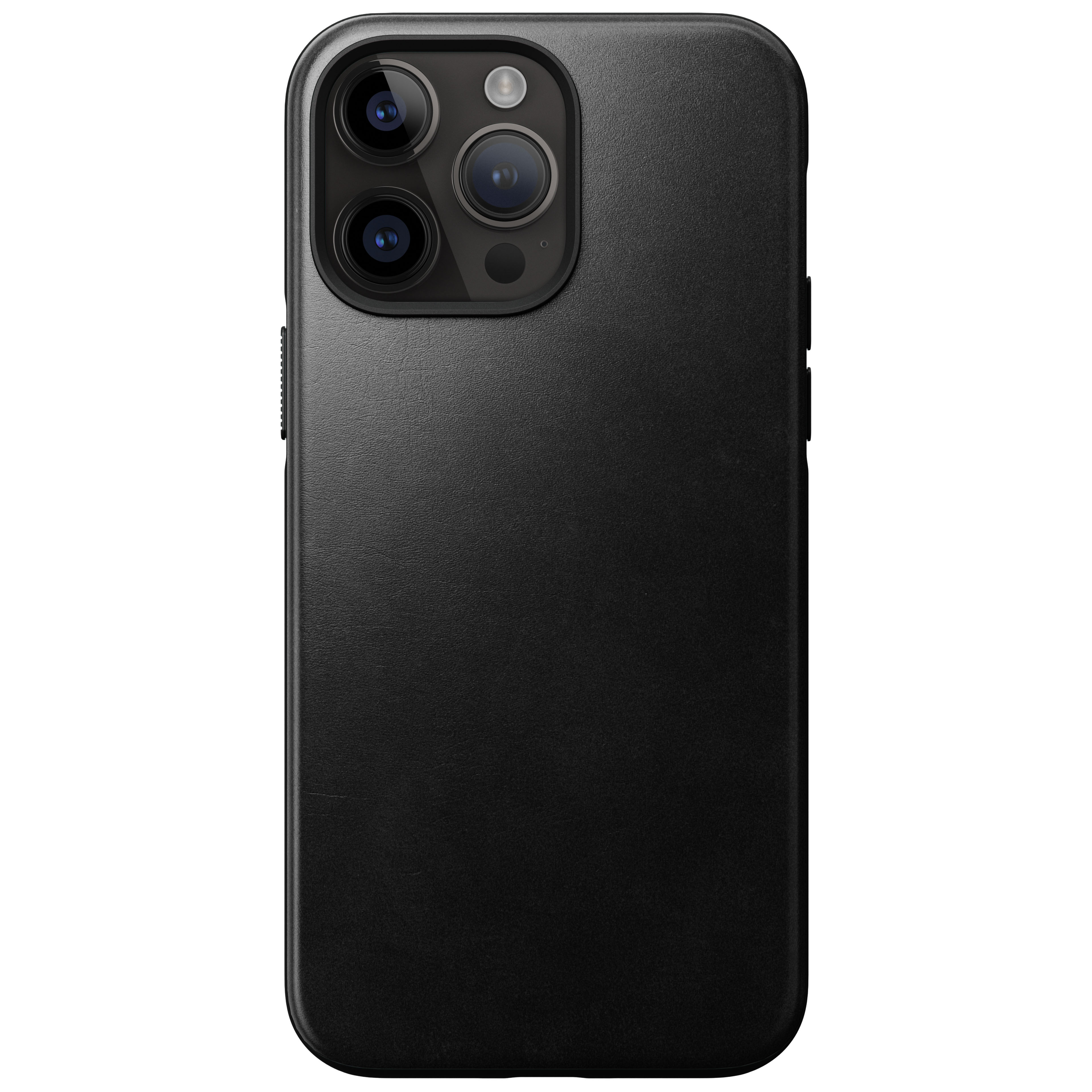 Coque Modern Case Horween Leather MagSafe iPhone 15 Pro Max, Black