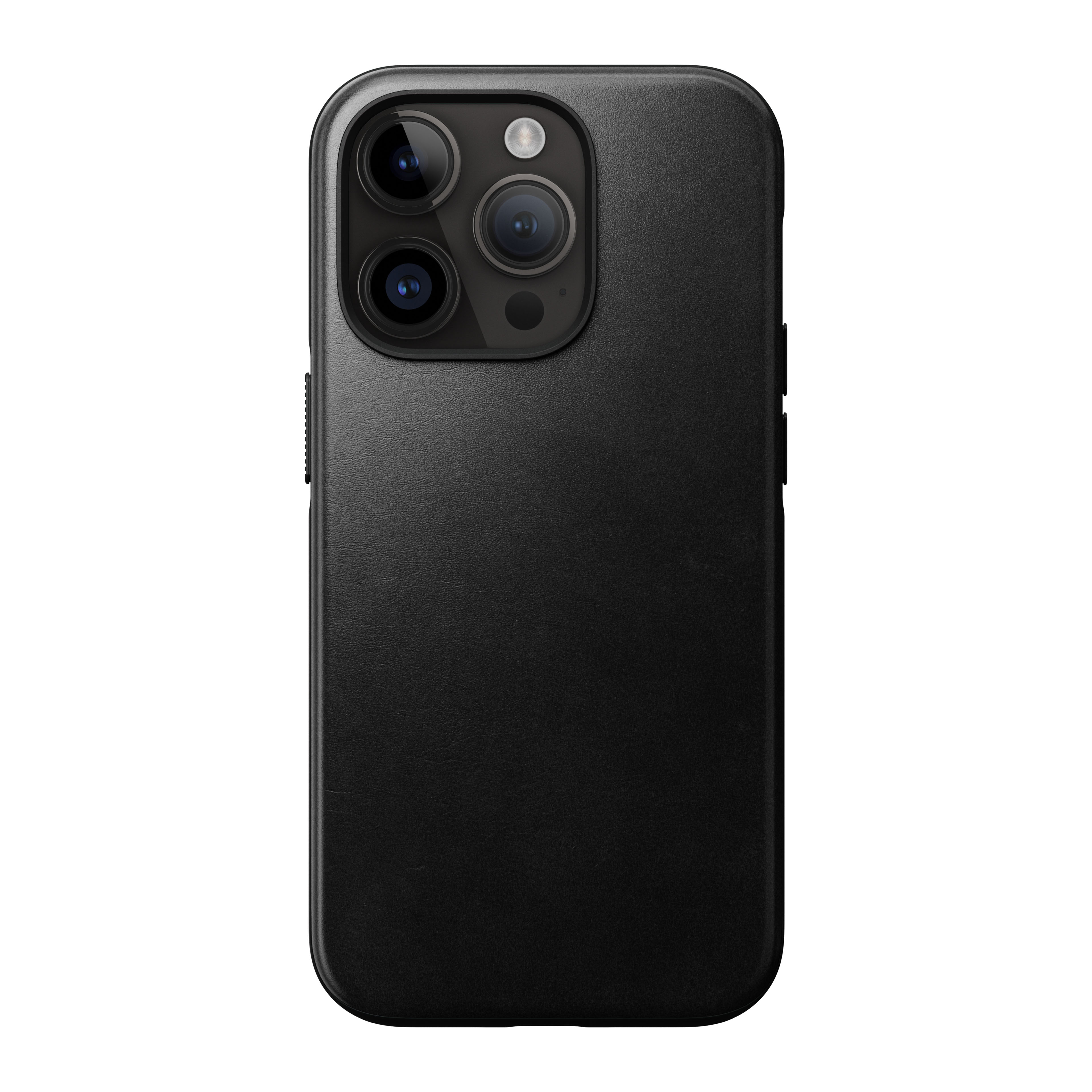 Coque Modern Leather MagSafe iPhone 14 Pro Black