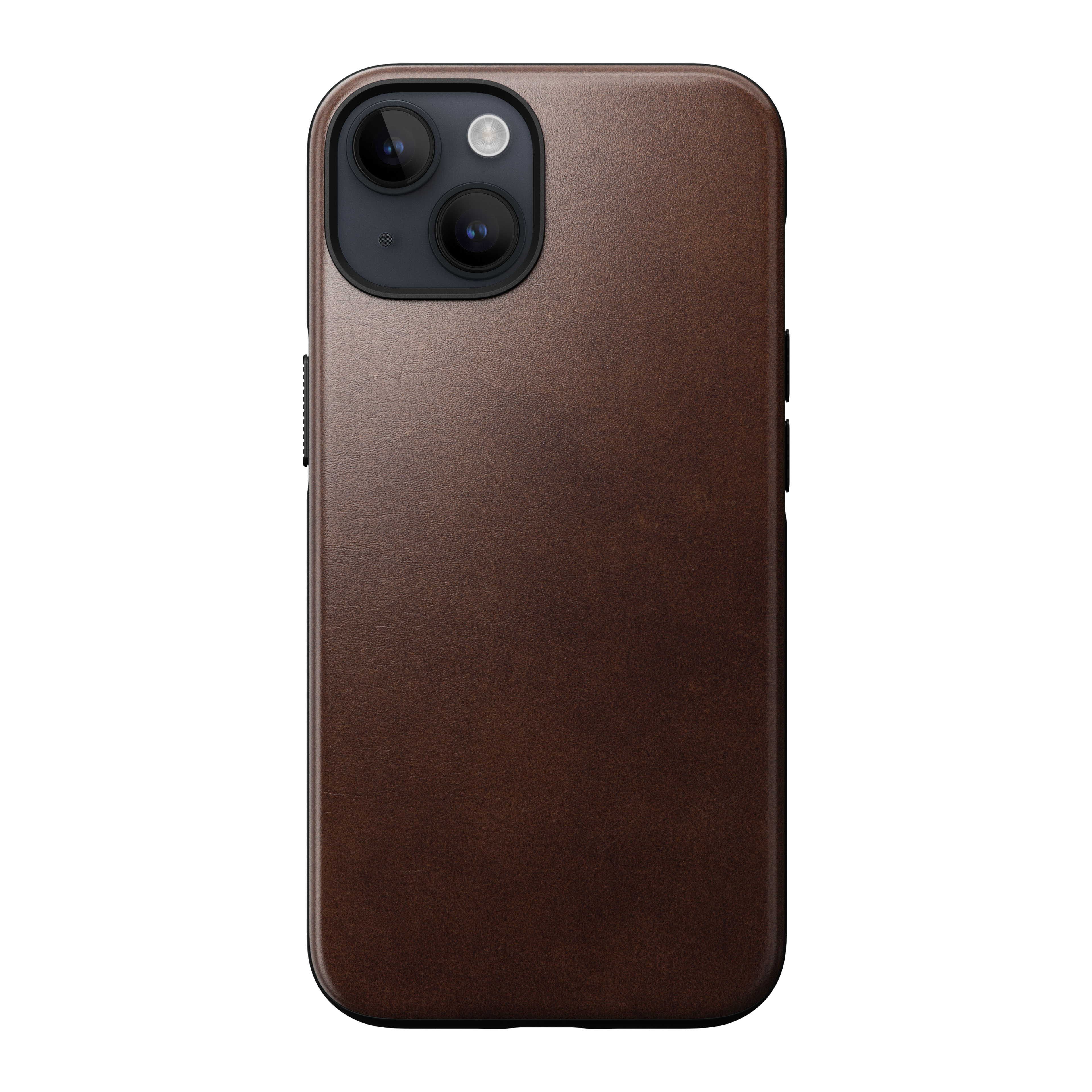 Coque Modern Leather MagSafe iPhone 14 Brown