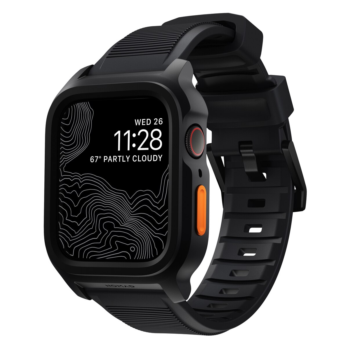 Rugged Case Apple Watch 45mm, Black