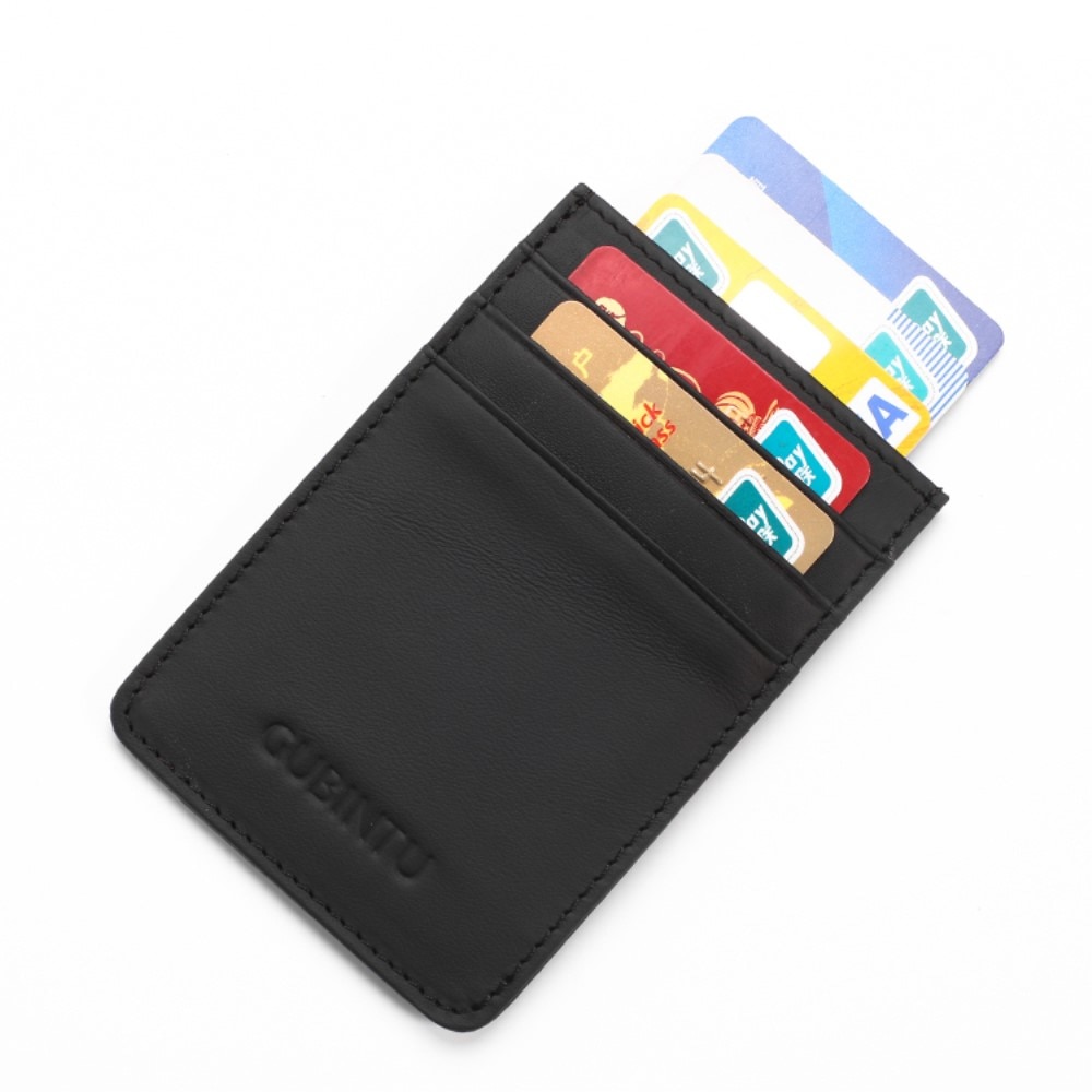 Porte-cartes mince RFID Noir