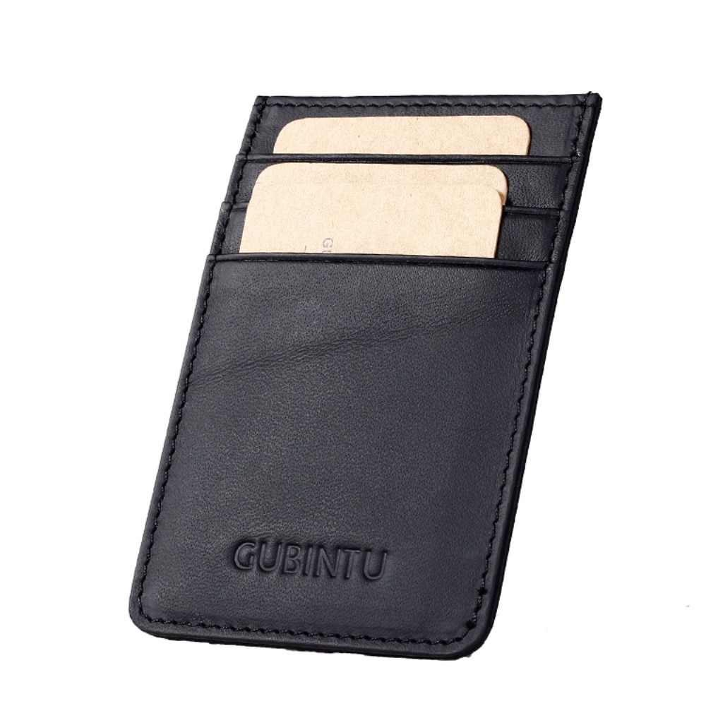 Porte-cartes mince RFID Noir