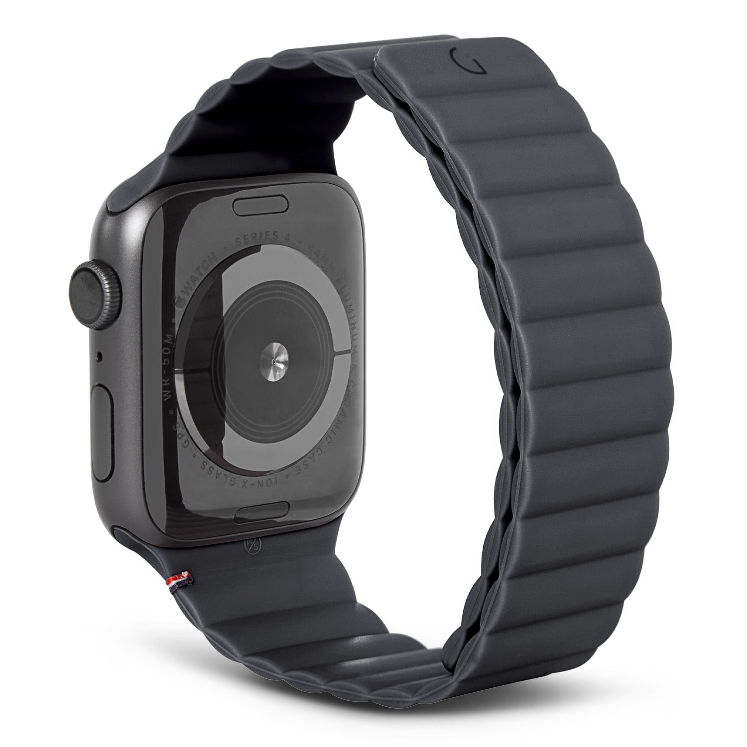 Silicone Magnetic Traction Strap Lite Apple Watch 44mm, Charcoal