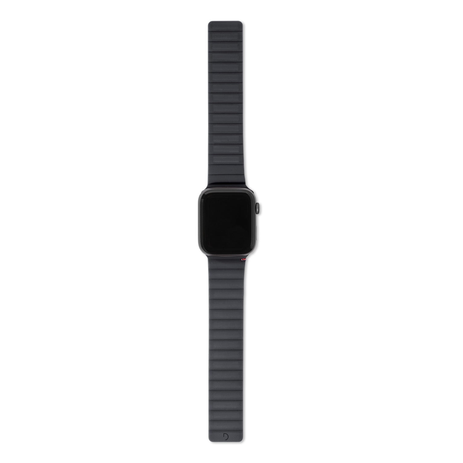 Silicone Magnetic Traction Strap Lite Apple Watch 45mm Series 7, Charcoal