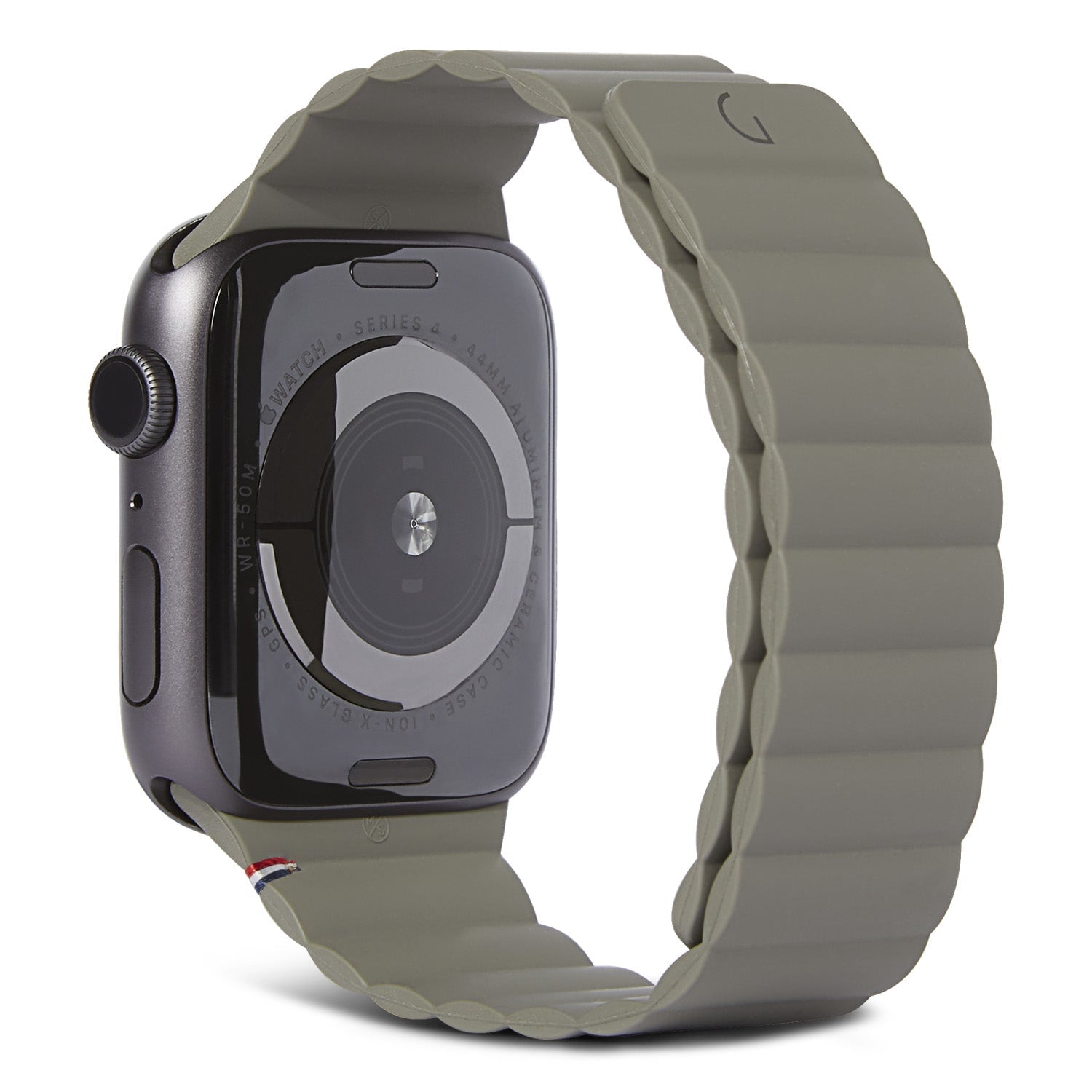 Silicone Magnetic Traction Strap Lite Apple Watch SE 44mm, Olive